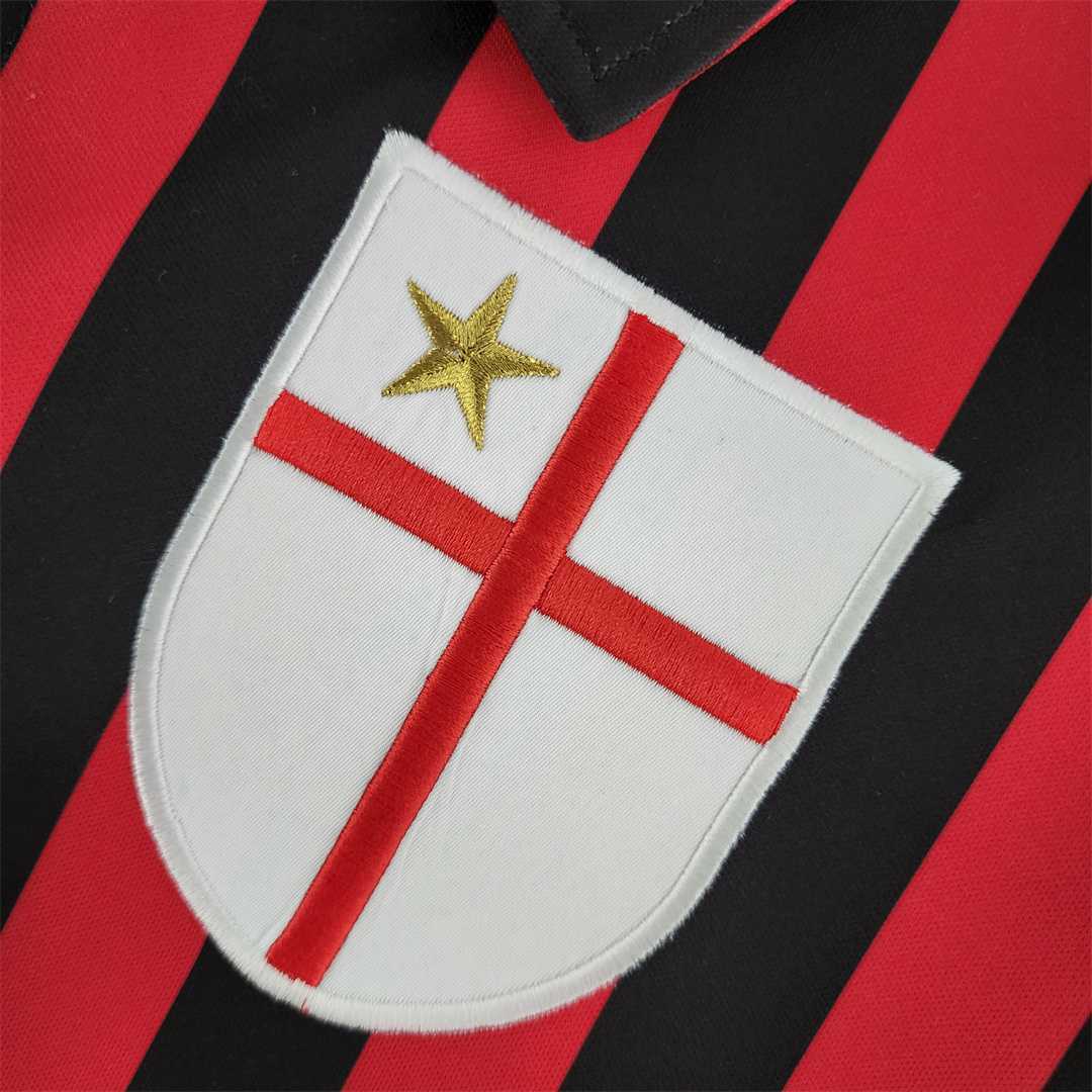 AC Milan 1999-00 Long Sleeve Home Jersey