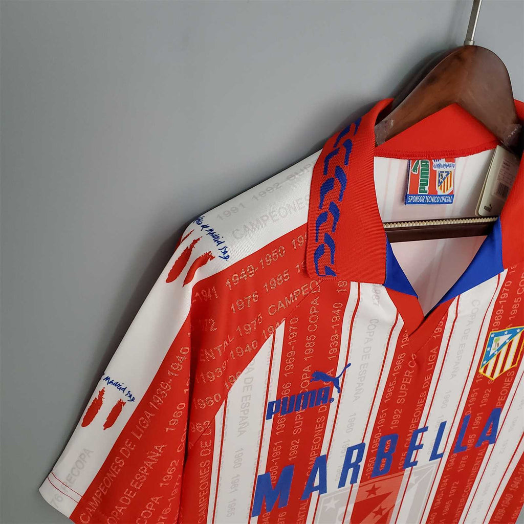 Atletico Madrid 1995-96 Home Jersey