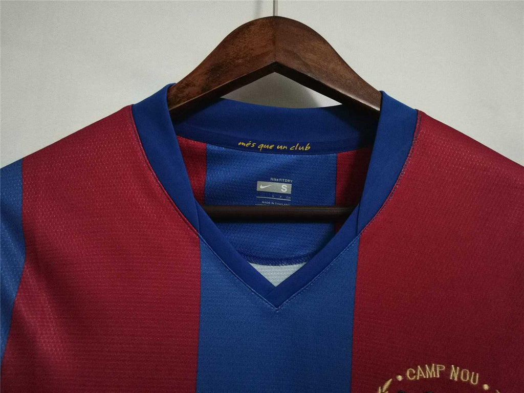 Barcelona 2007-08 Long Sleeve Home Jersey