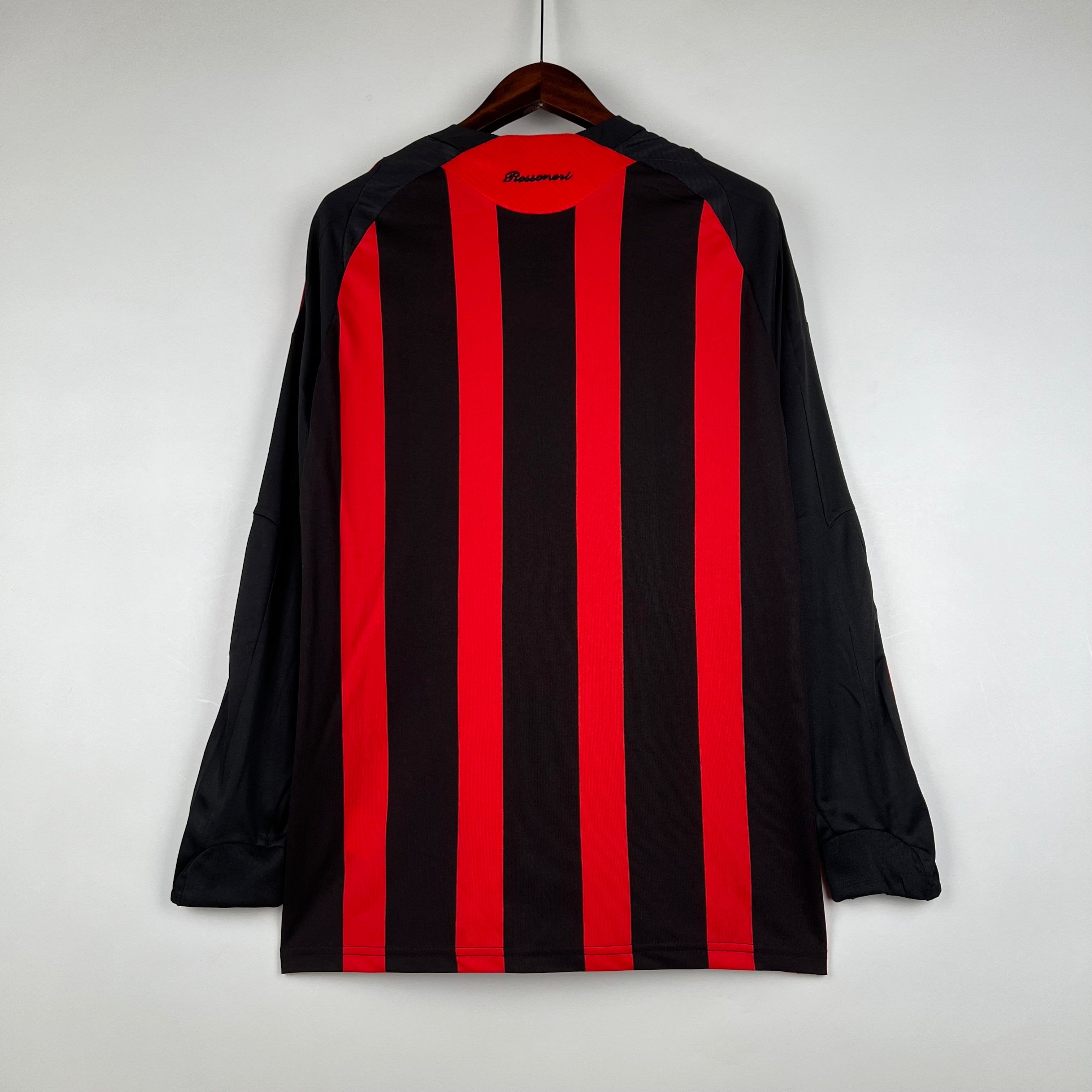 AC Milan 2008-09 Long Sleeve Home Jersey