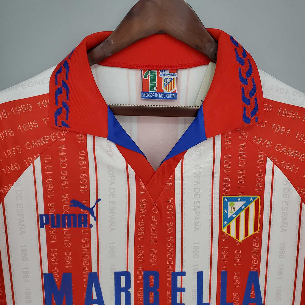 Atletico Madrid 1995-96 Home Jersey