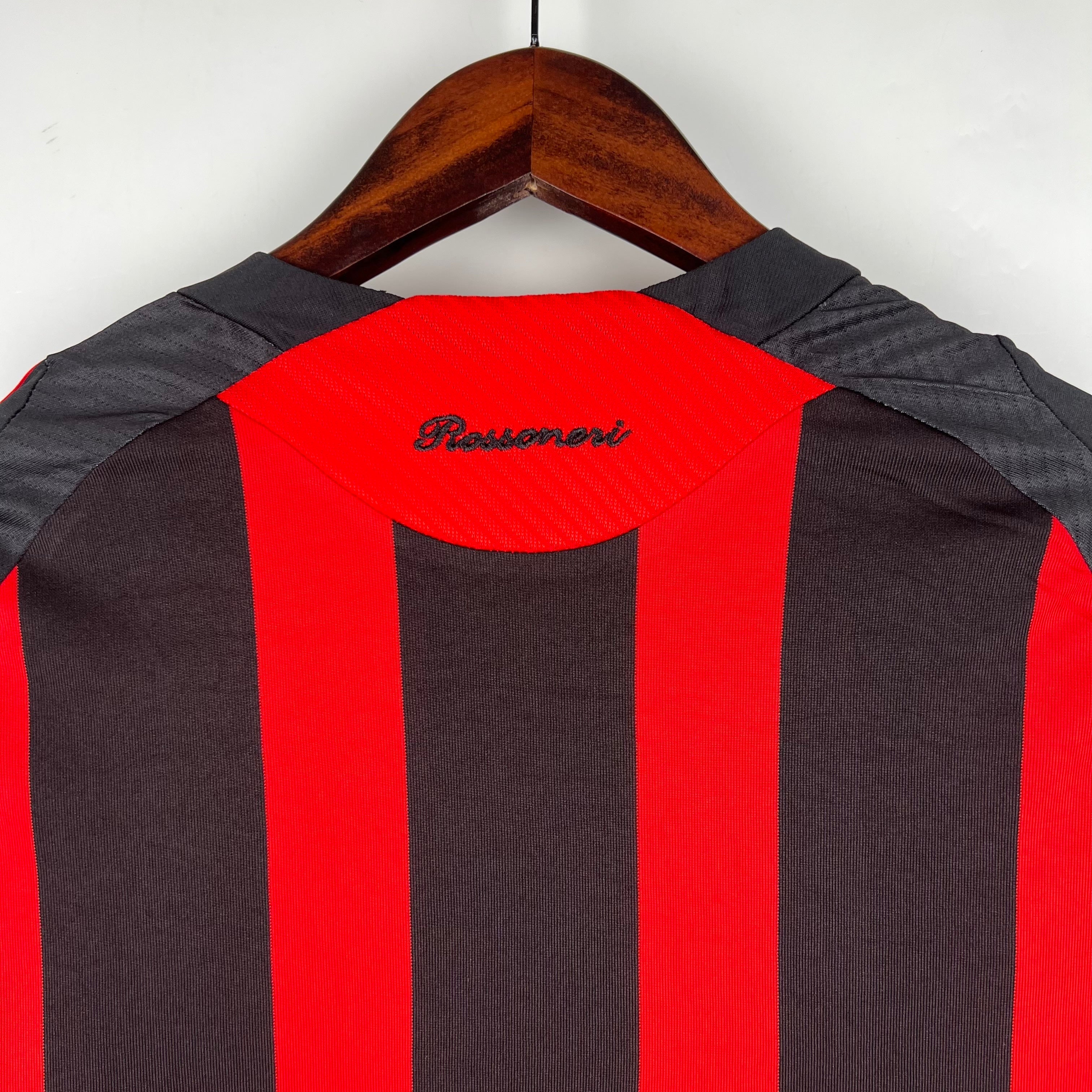 AC Milan 2008-09 Long Sleeve Home Jersey