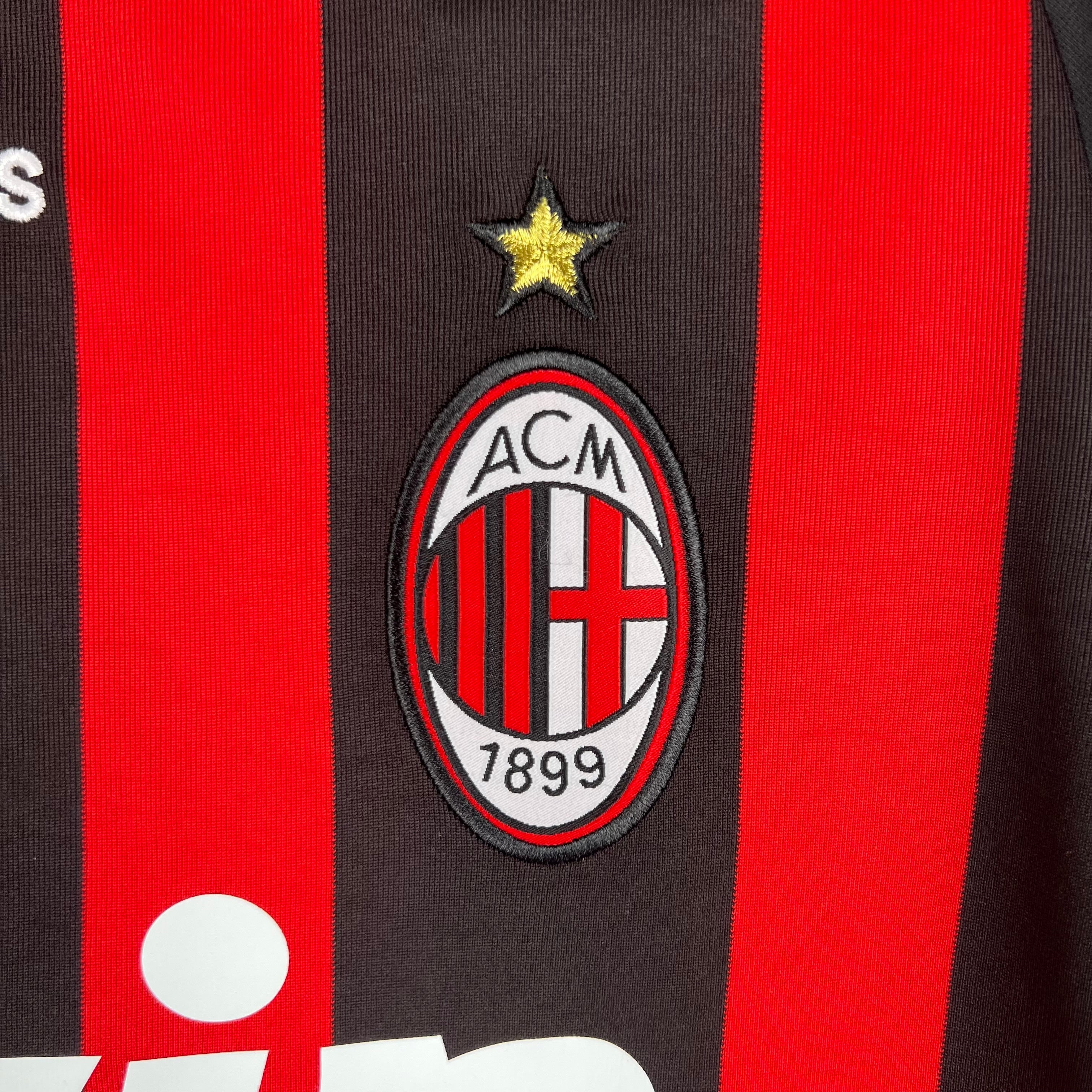 AC Milan 2008-09 Long Sleeve Home Jersey