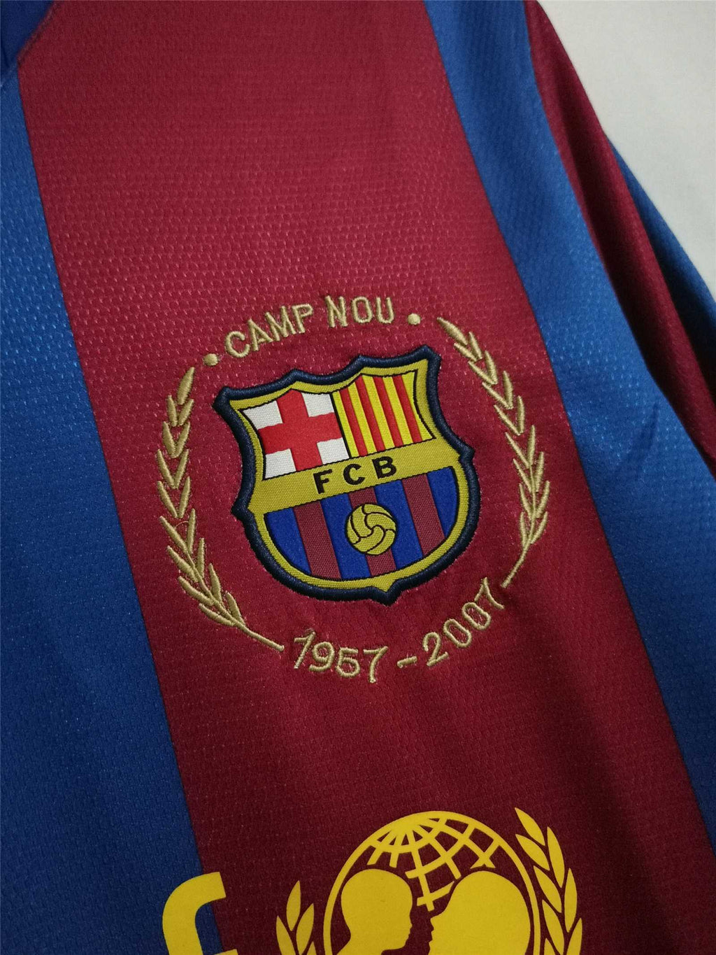 Barcelona 2007-08 Long Sleeve Home Jersey