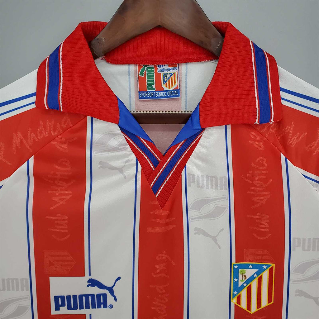 Atletico Madrid 1996-97 Home Jersey
