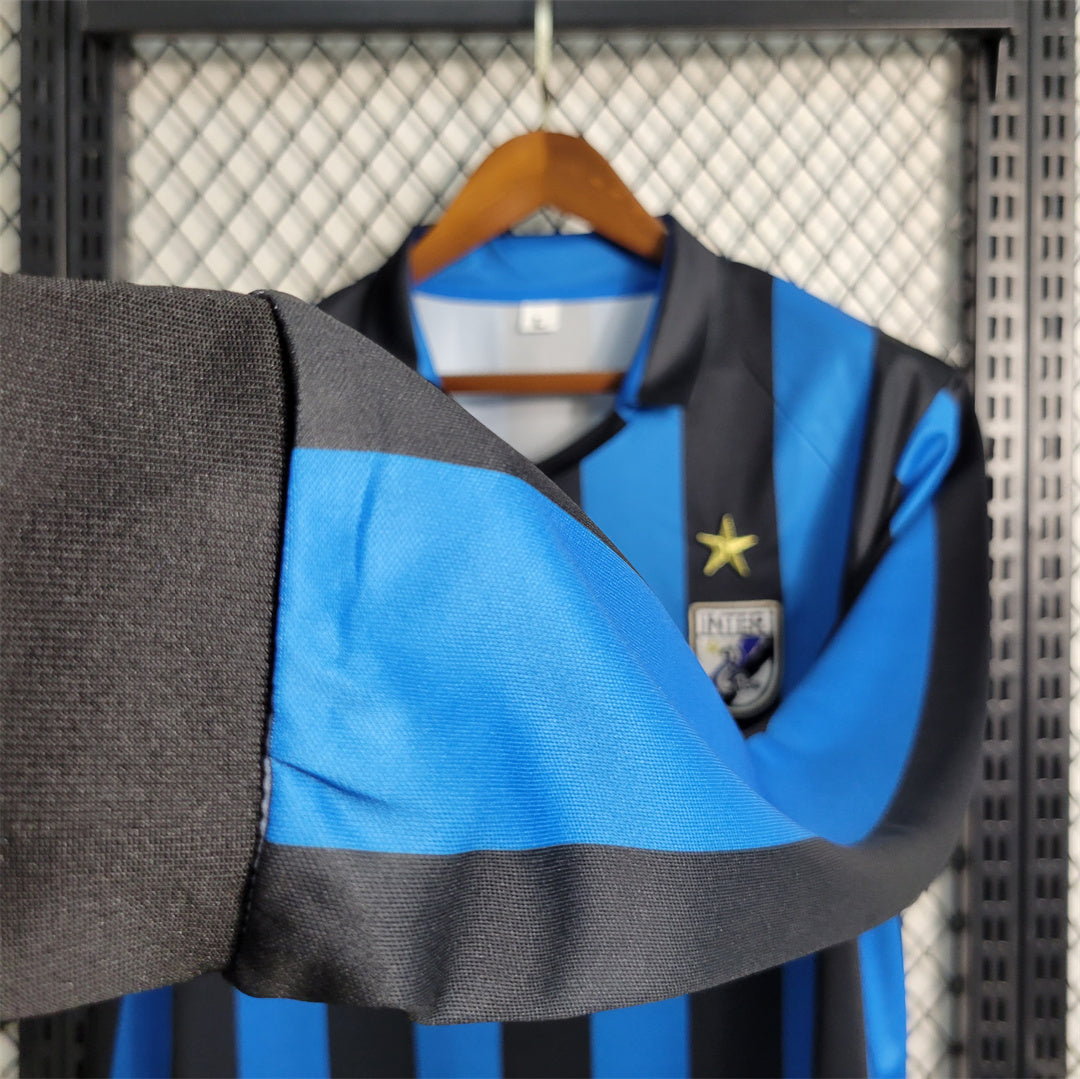 Inter Milan 1988-90 Long Sleeve Home Jersey