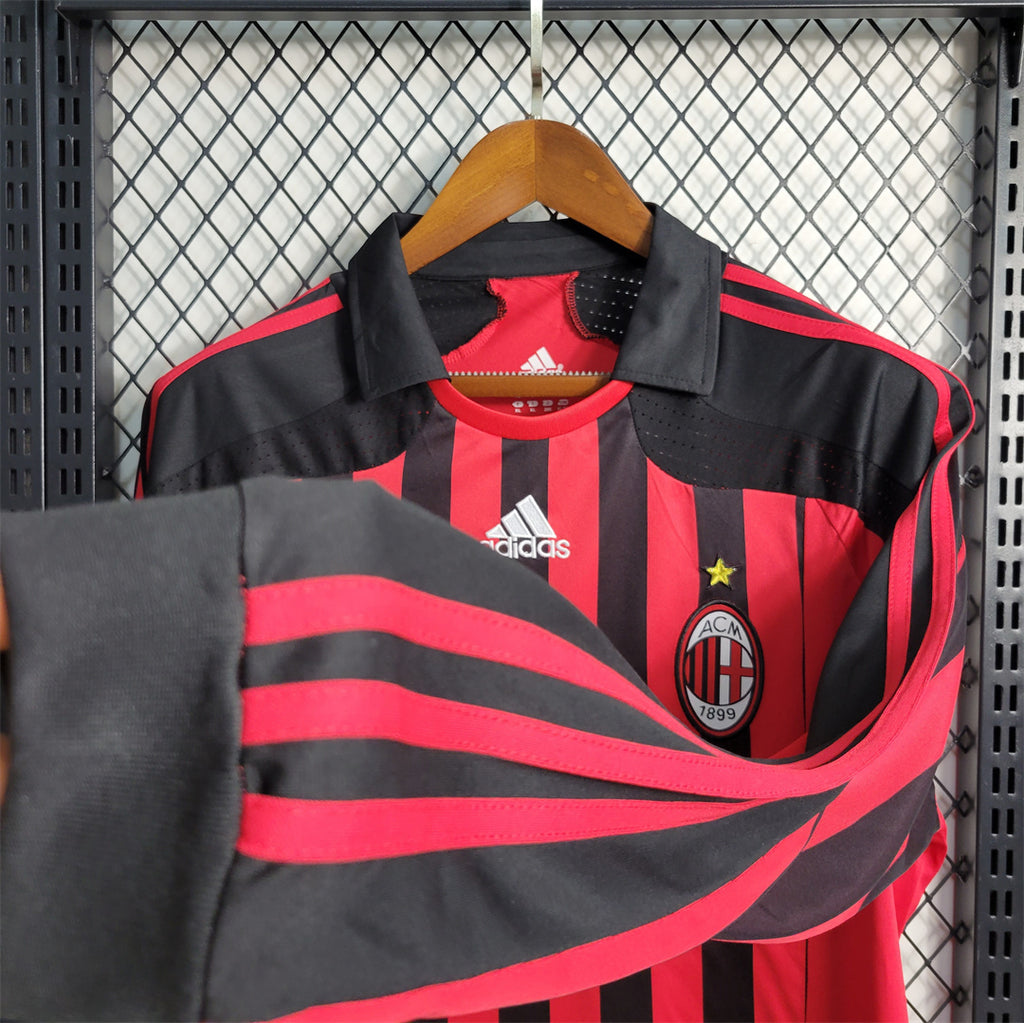 AC Milan 2007-08 Long Sleeve Home Jersey
