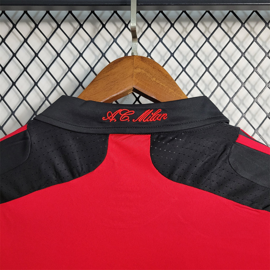 AC Milan 2007-08 Long Sleeve Home Jersey