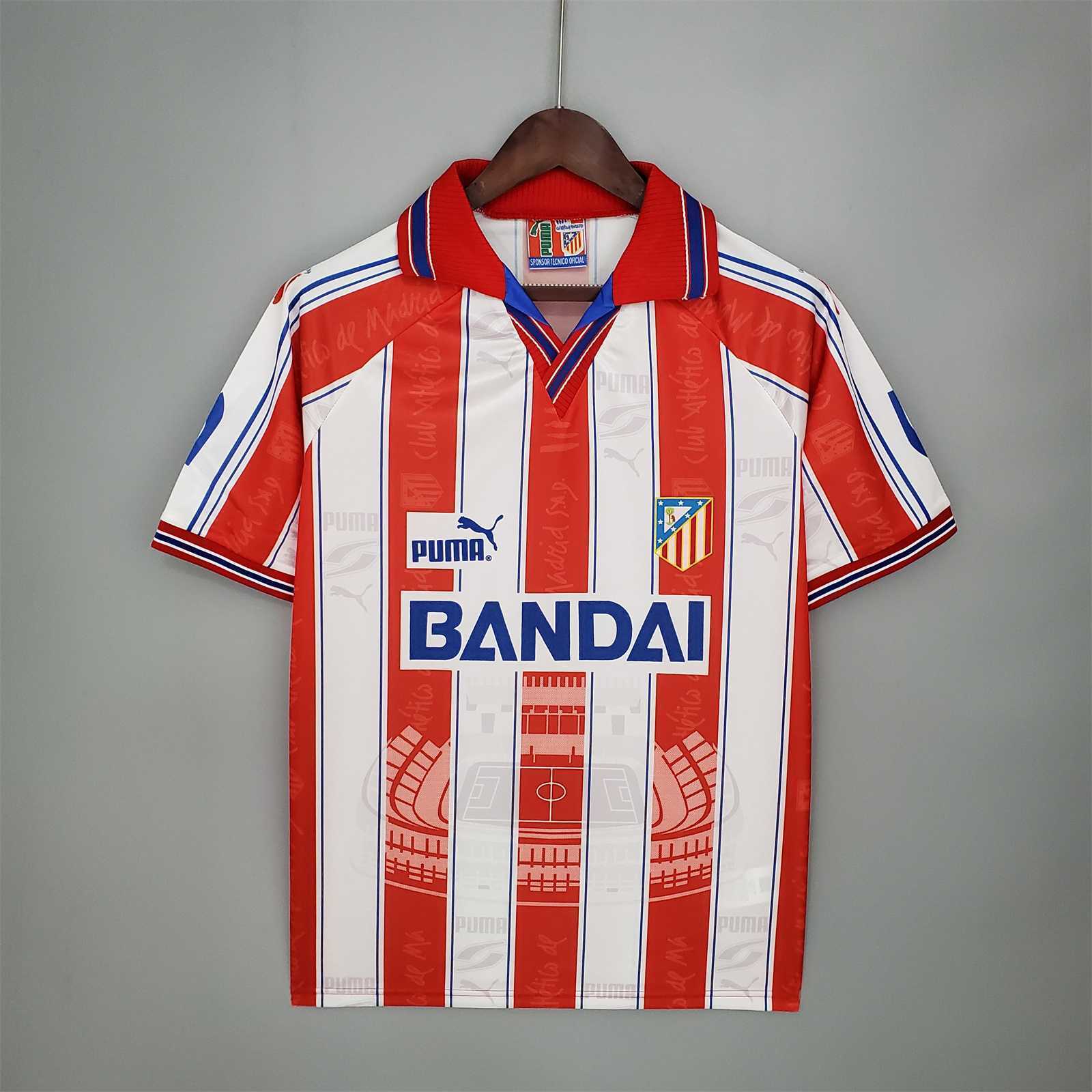 Atletico Madrid 1996-97 Home Jersey