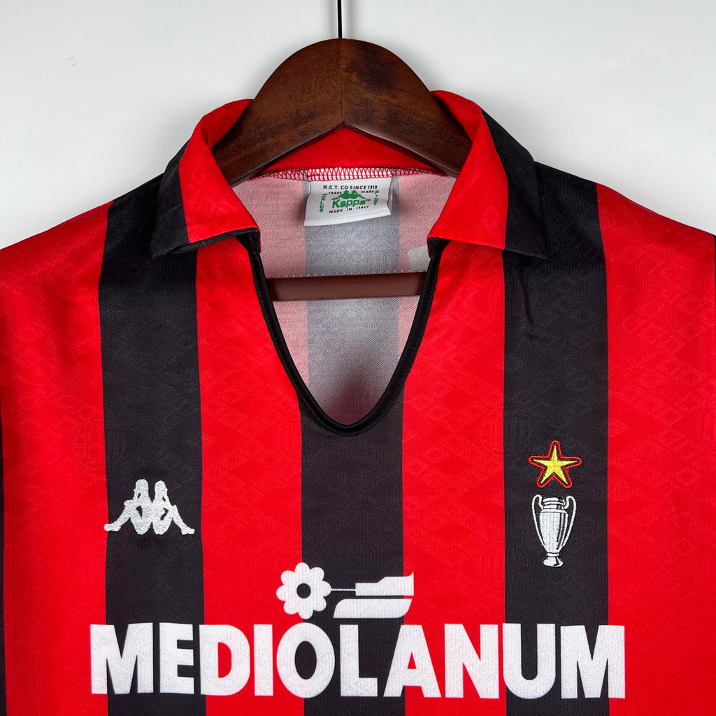 AC Milan 1989-90 Home Jersey