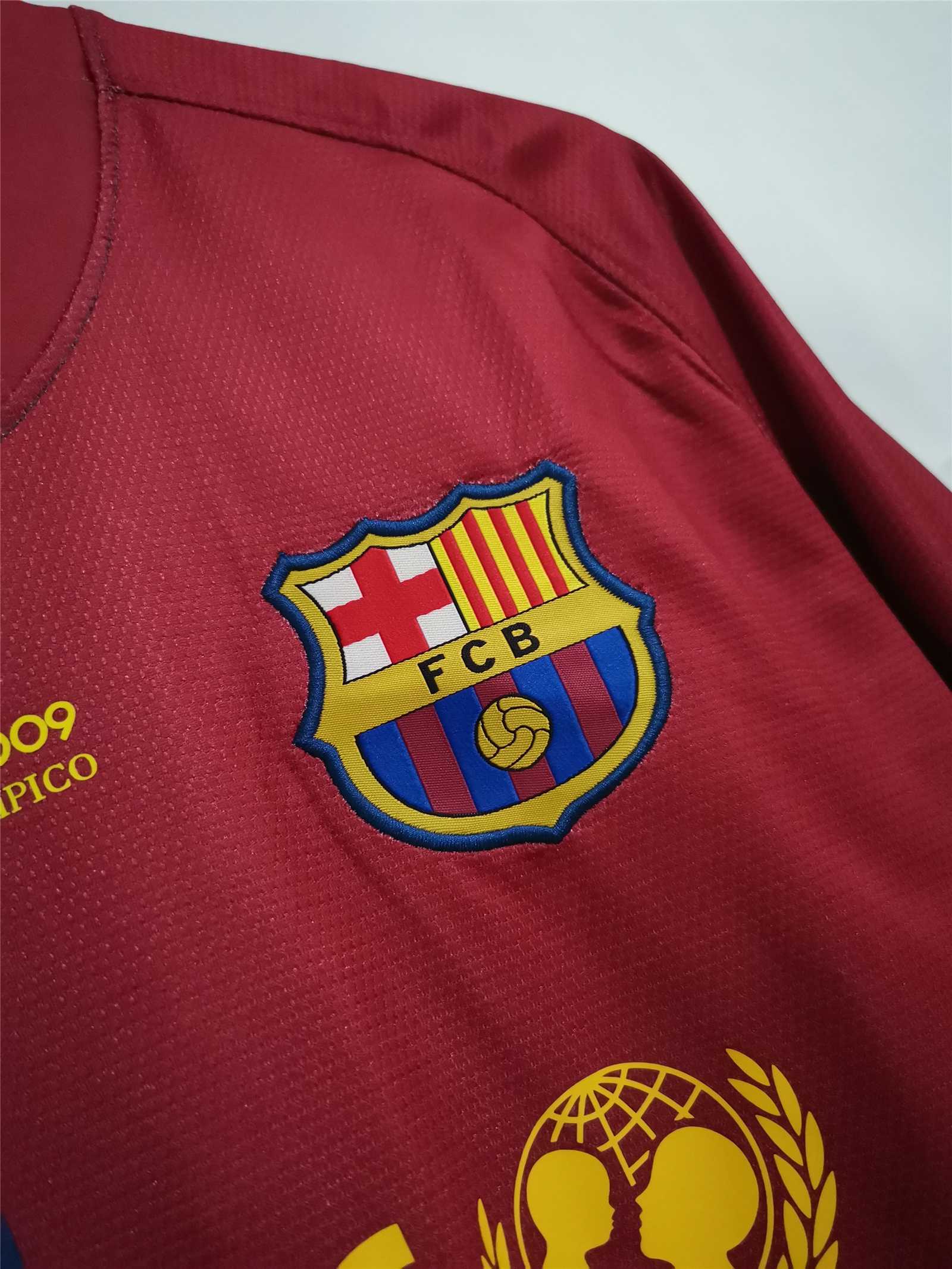 Barcelona 2008-09 Long Sleeve Home Jersey