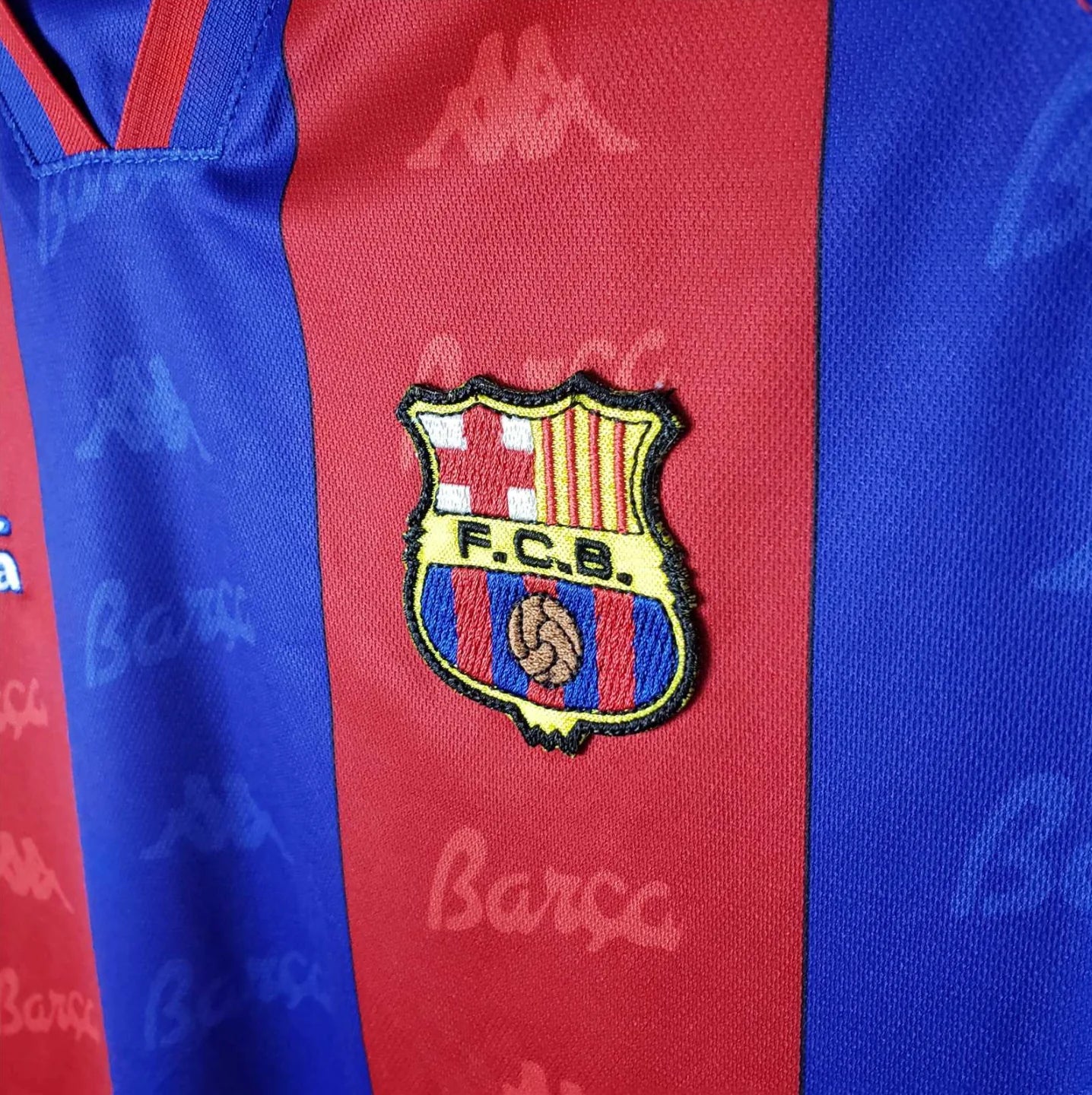 Barcelona 1996-97 Home Jersey