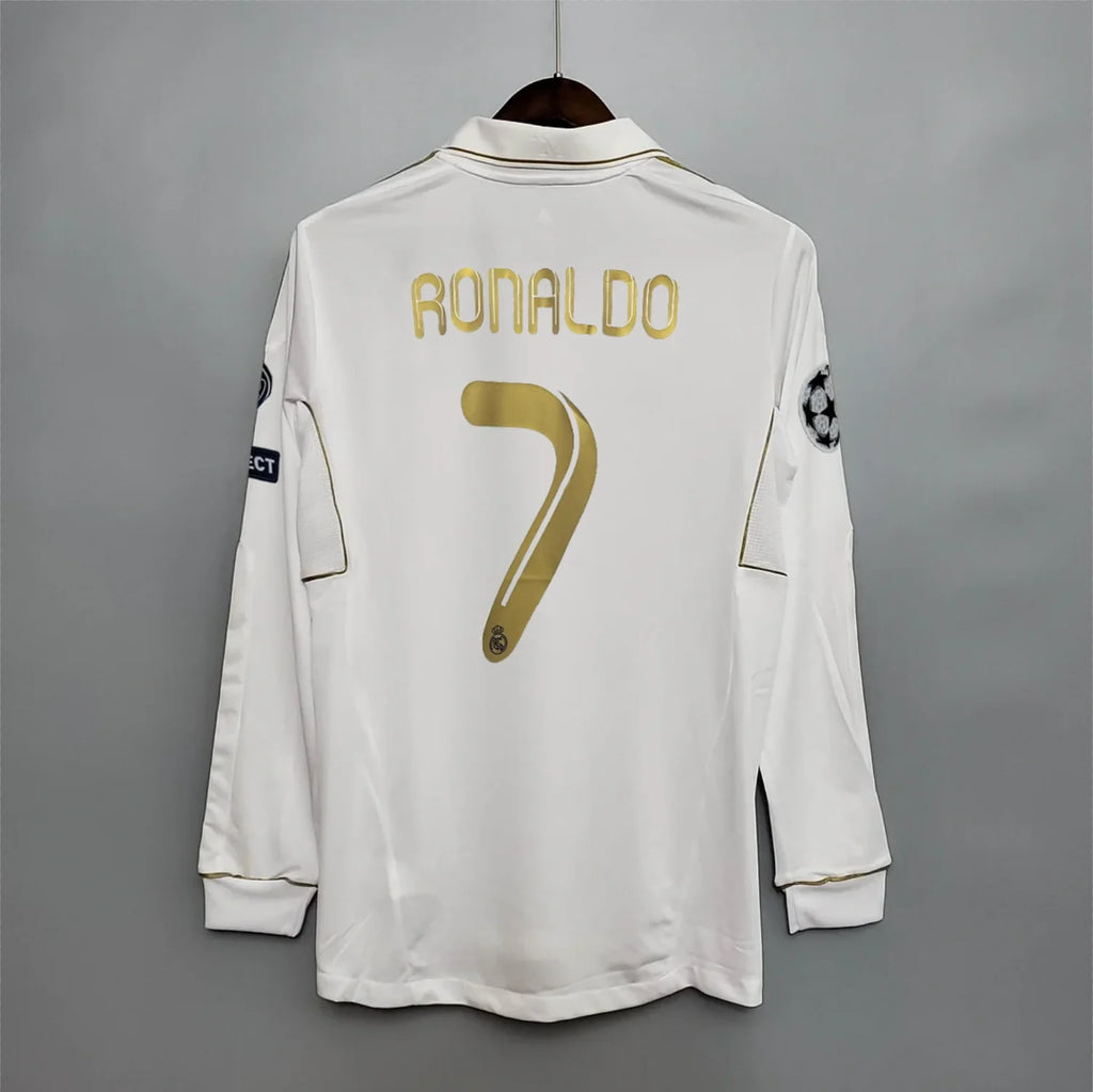 Real Madrid 2011-12 Long Sleeve Home Jersey
