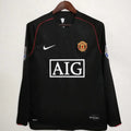 Manchester United 2007-08 Away Jersey Long Sleeve