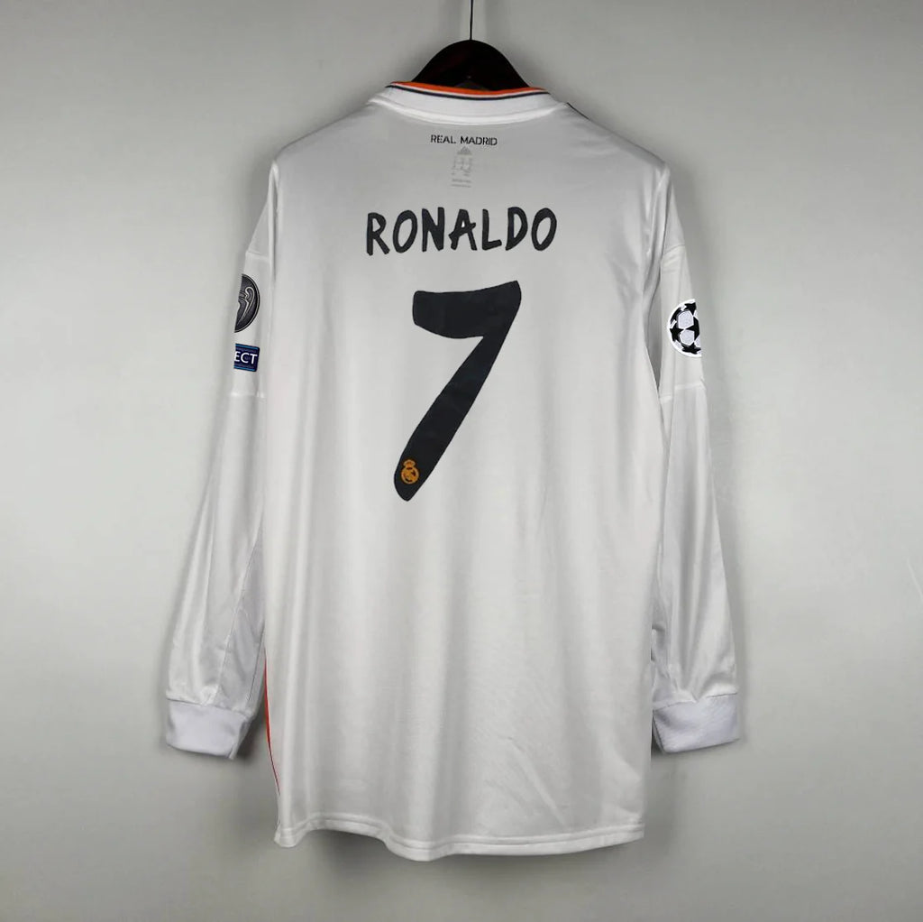 Real Madrid 2013-14 Long Sleeve Home Jersey