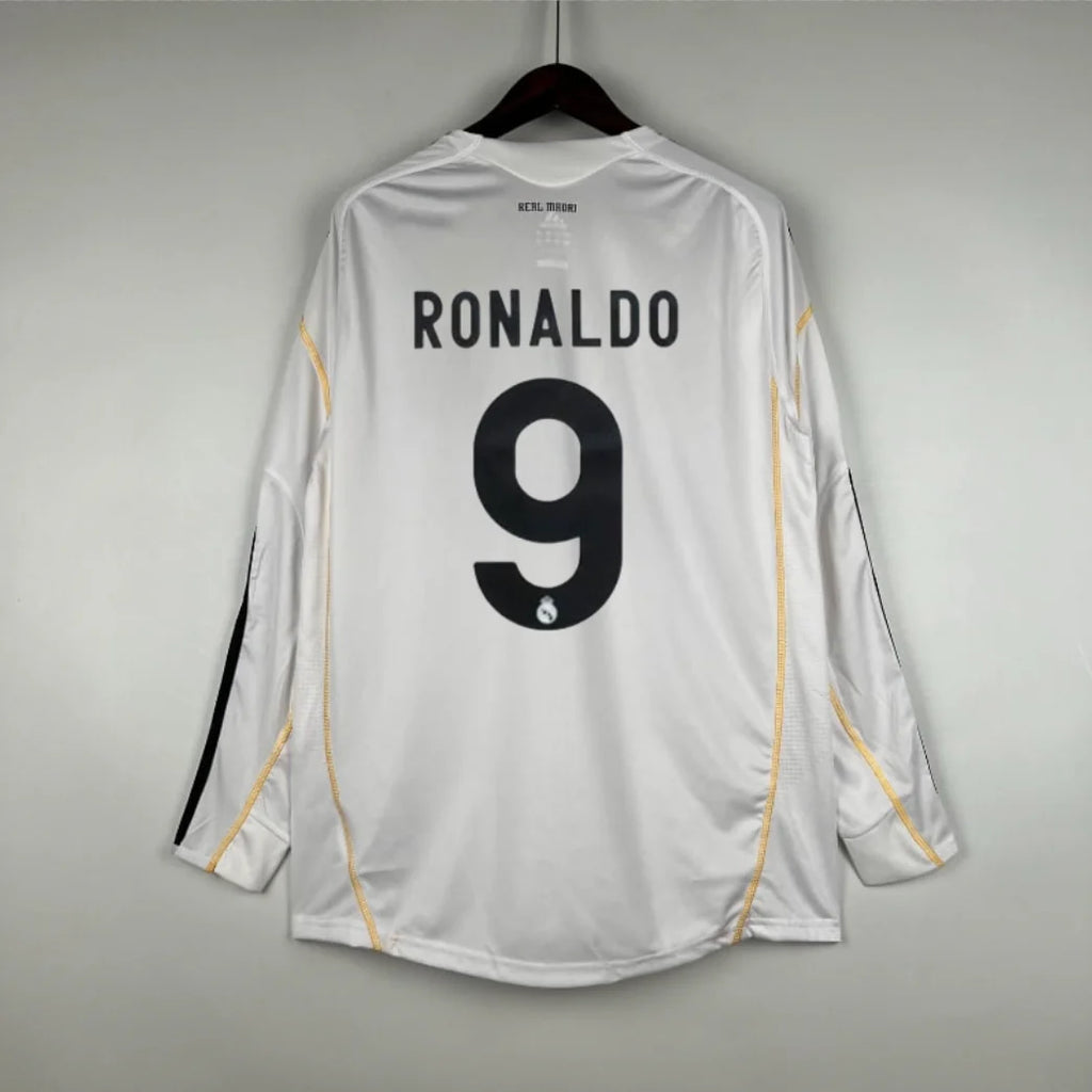 Real Madrid 2009-10 Long Sleeve Home Jersey