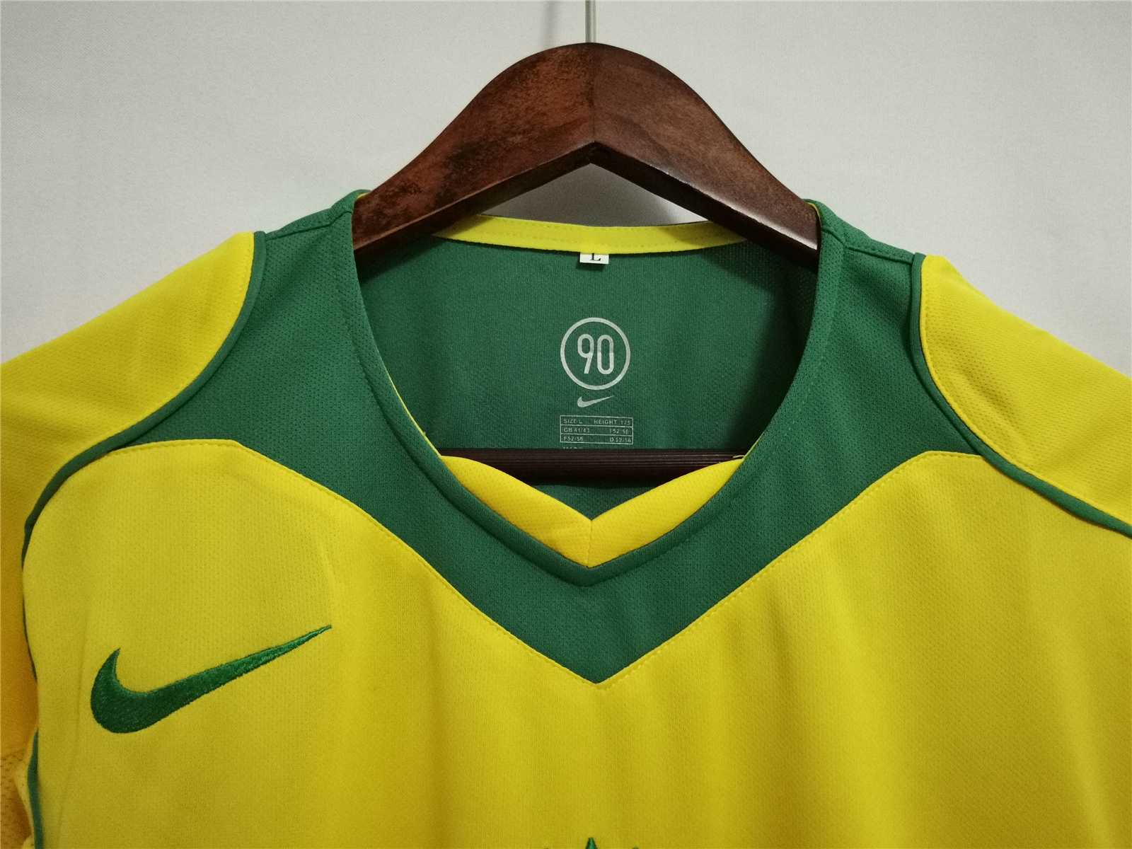Brazil 2004 Home Jersey