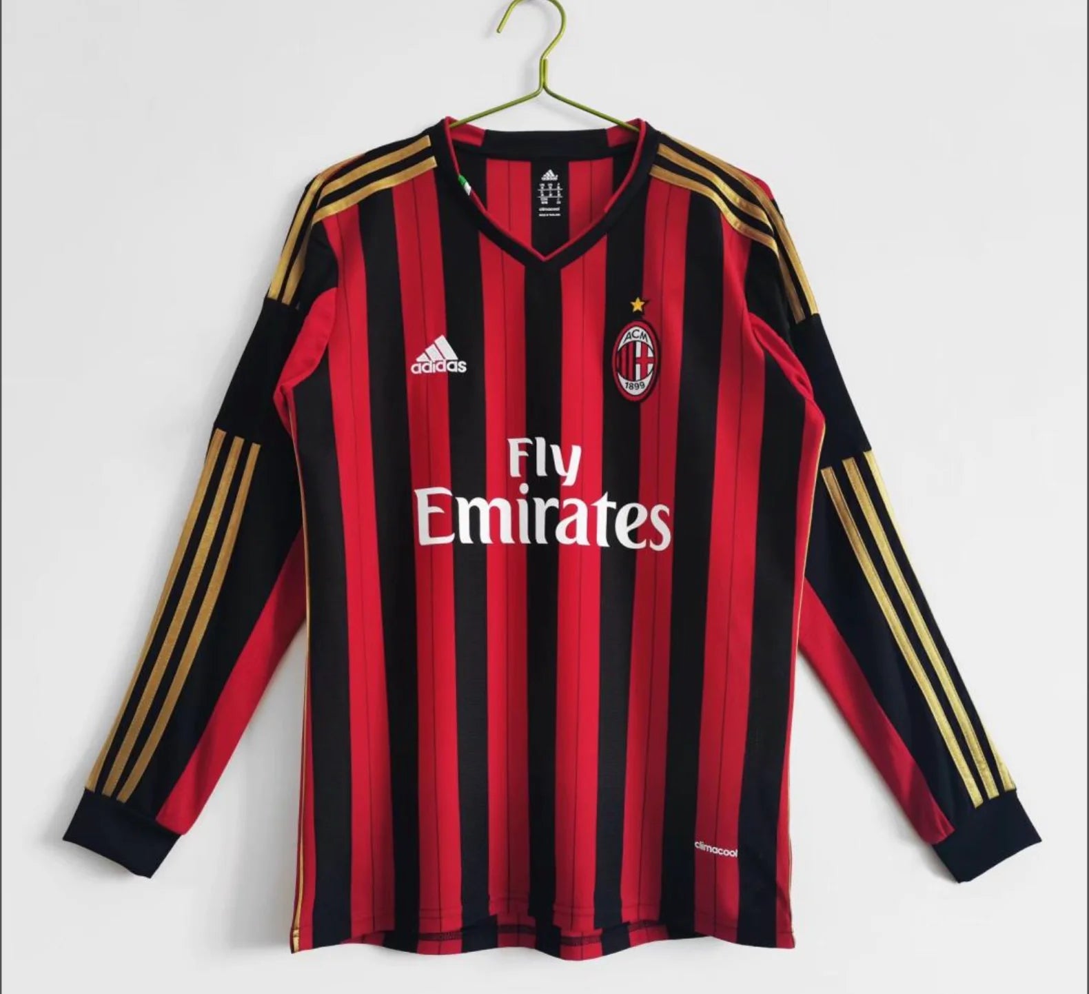 AC Milan 2013-14 Long Sleeve Home Jersey