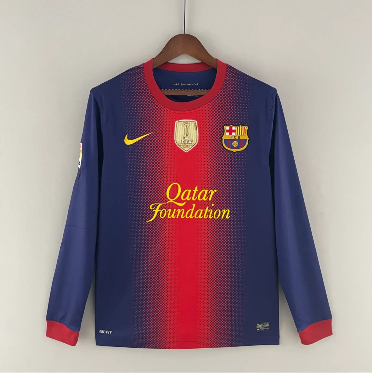 Barcelona 2012-13 Long Sleeve Home Jersey