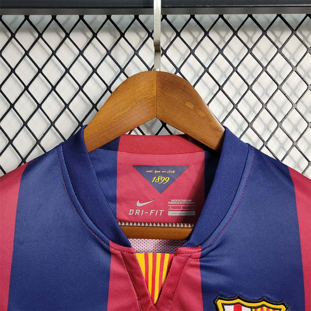 Barcelona 2014-15 Long Sleeve Home Jersey