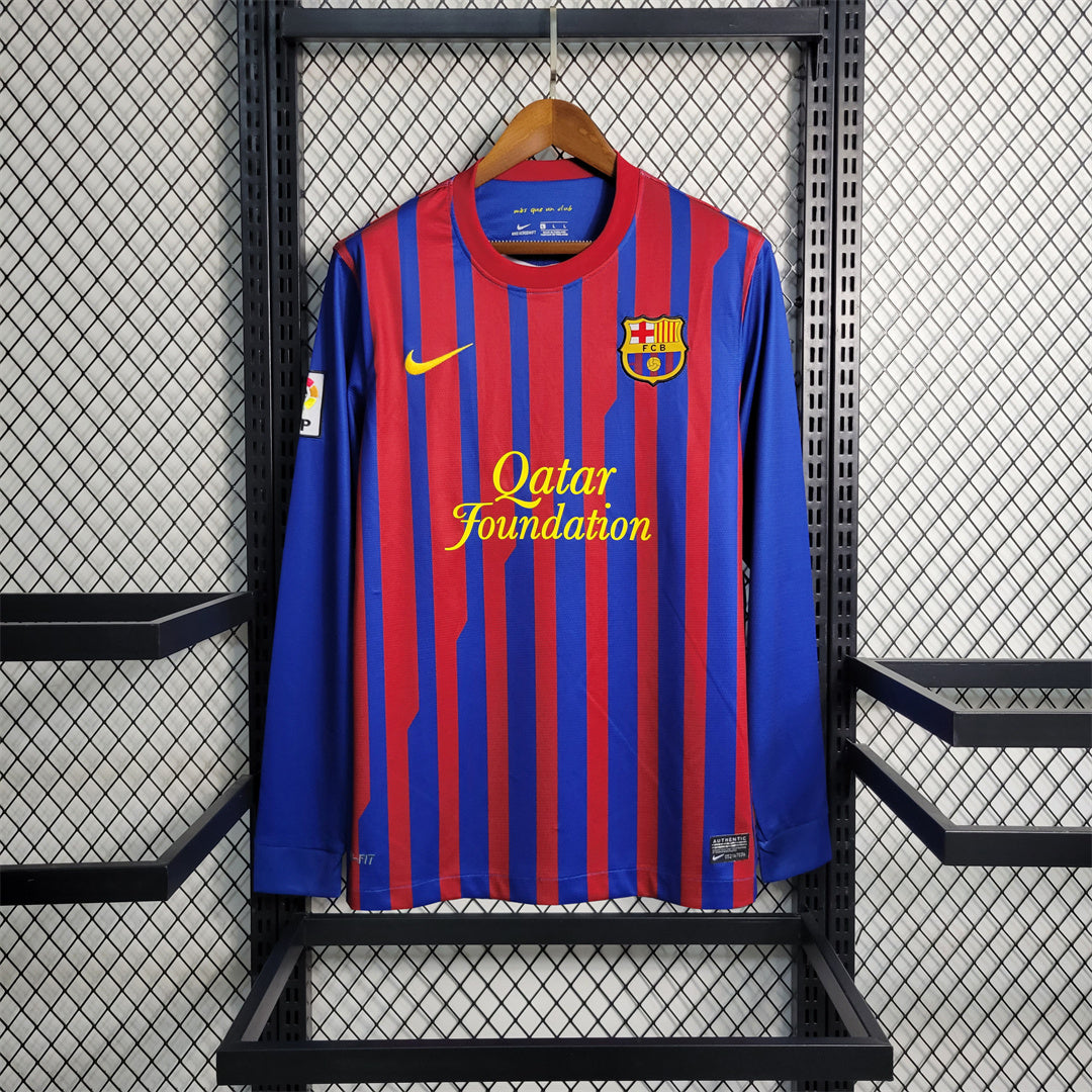 Barcelona 2011-12 Long Sleeve Home Jersey