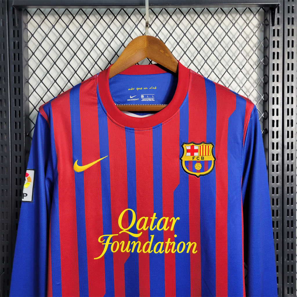 Barcelona 2011-12 Long Sleeve Home Jersey