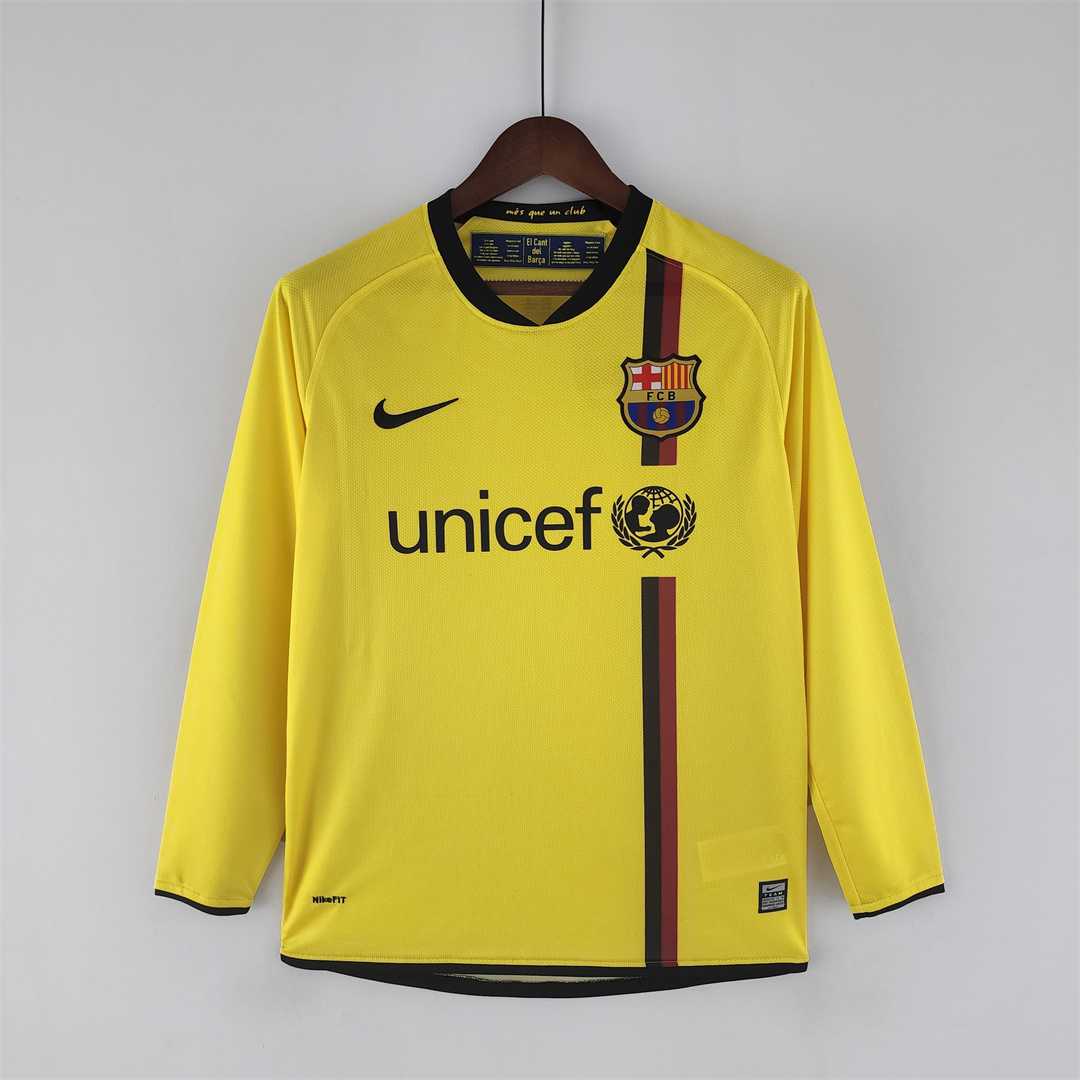 Barcelona 2008-09 Long Sleeve Away Jersey