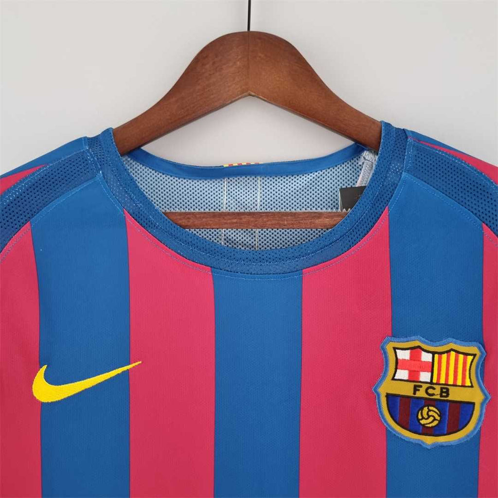 Barcelona 2005-06 Long Sleeve Home Jersey