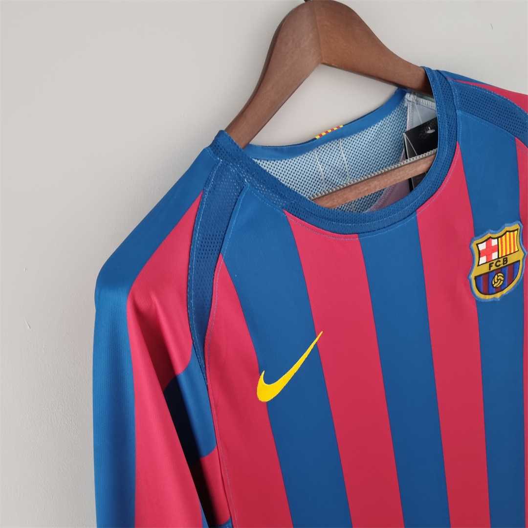Barcelona 2005-06 Long Sleeve Home Jersey