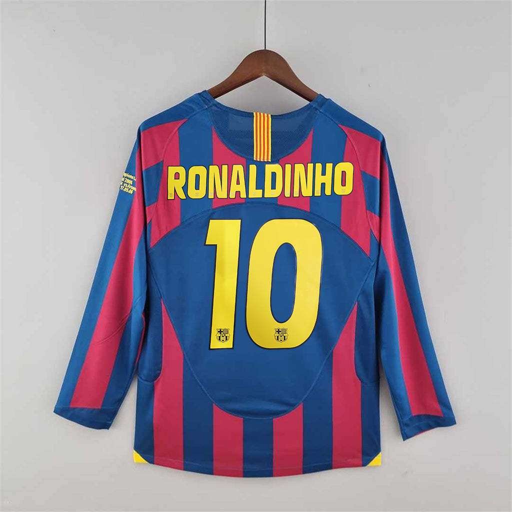 Barcelona 2005-06 Long Sleeve Home Jersey