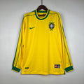 Brazil 1998 Long Sleeve Home Jersey