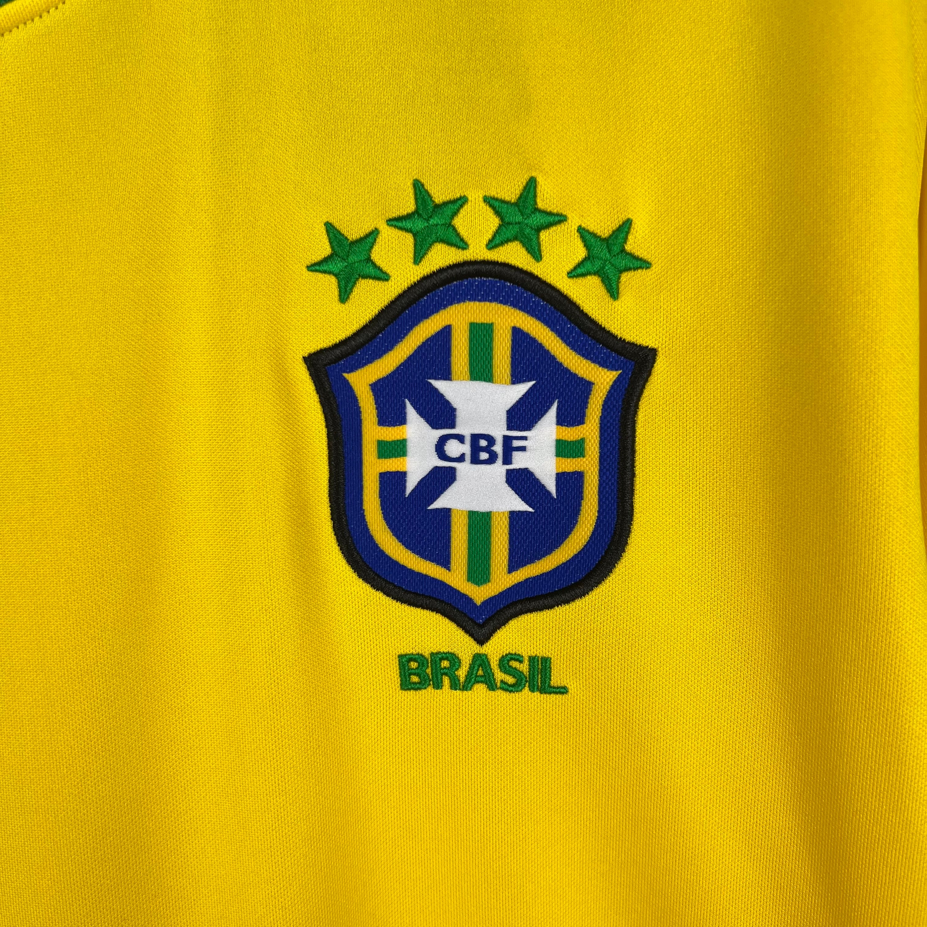 Brazil 1998 Long Sleeve Home Jersey