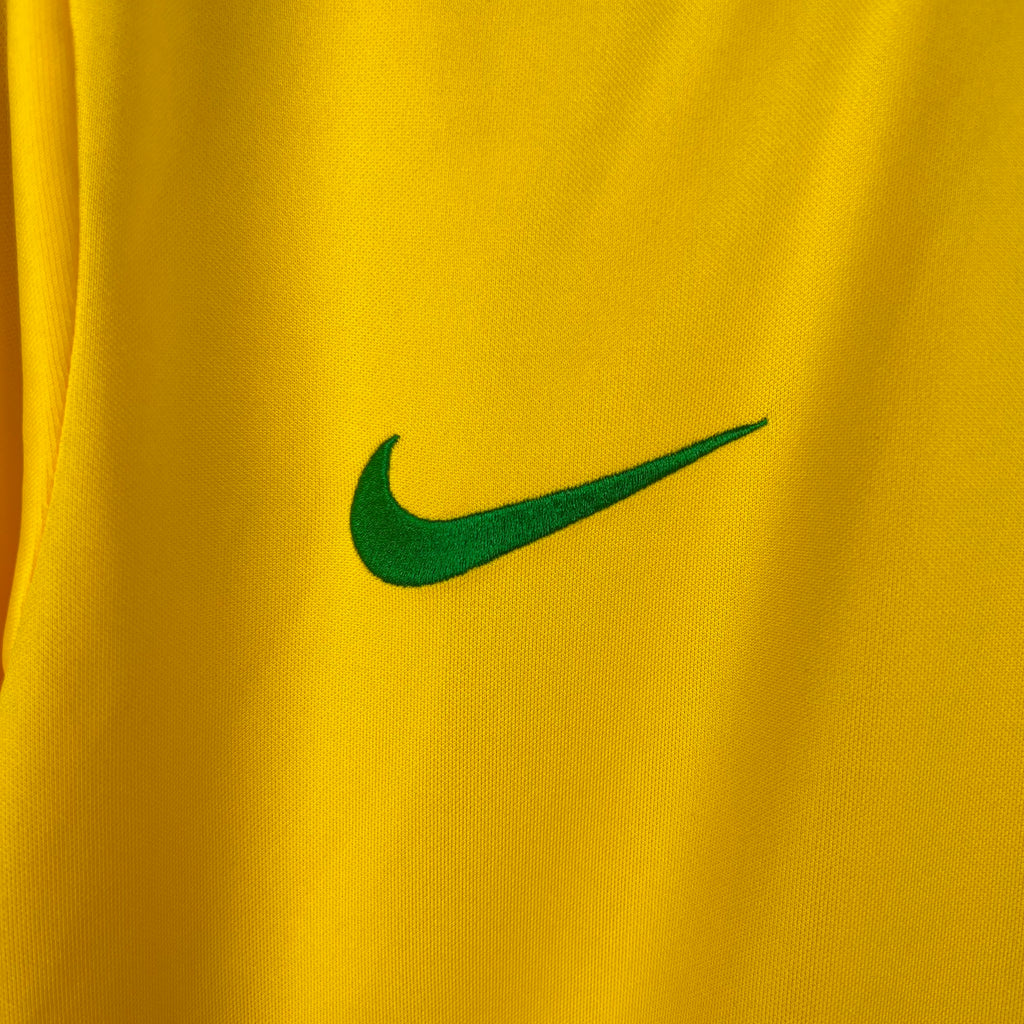Brazil 1998 Long Sleeve Home Jersey