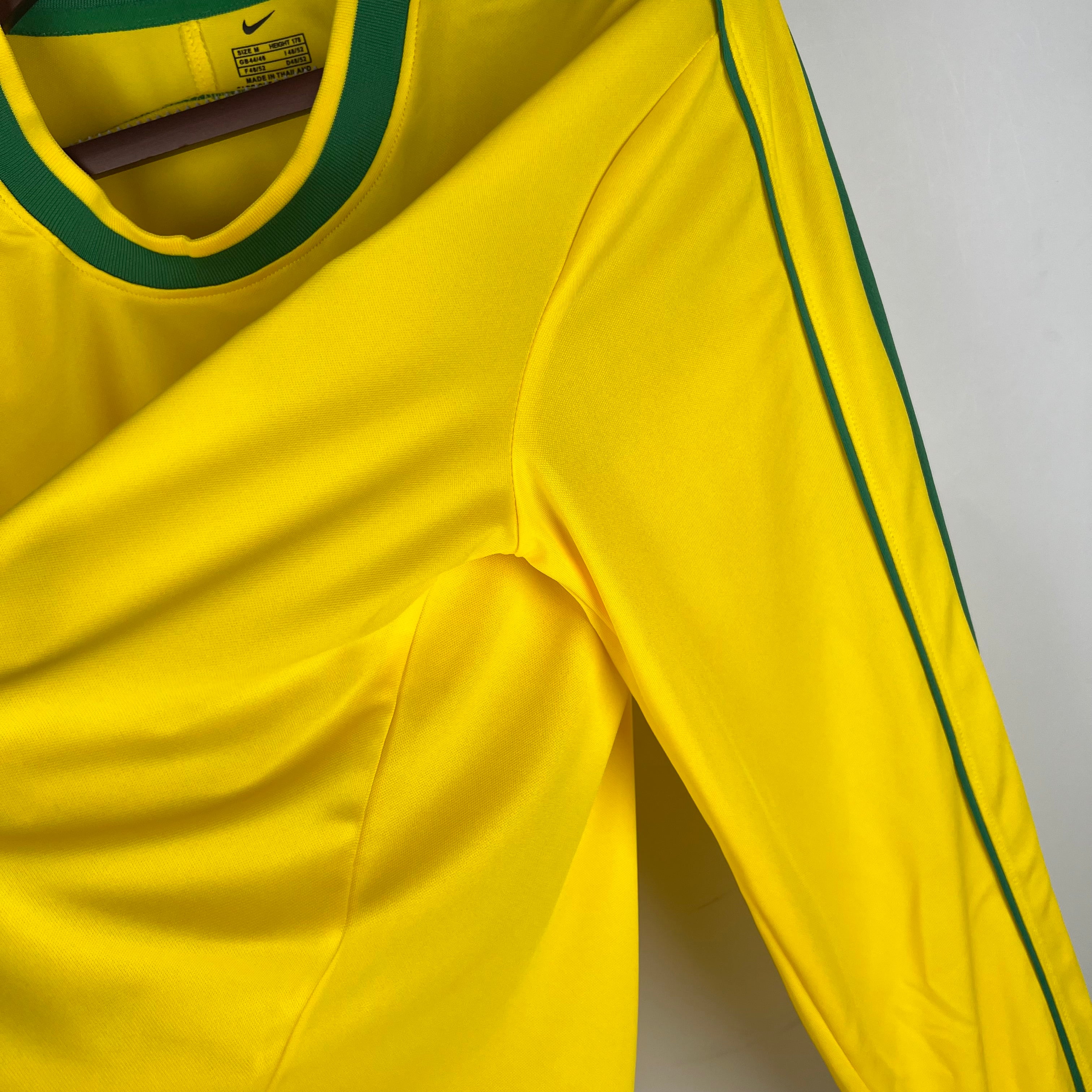 Brazil 1998 Long Sleeve Home Jersey