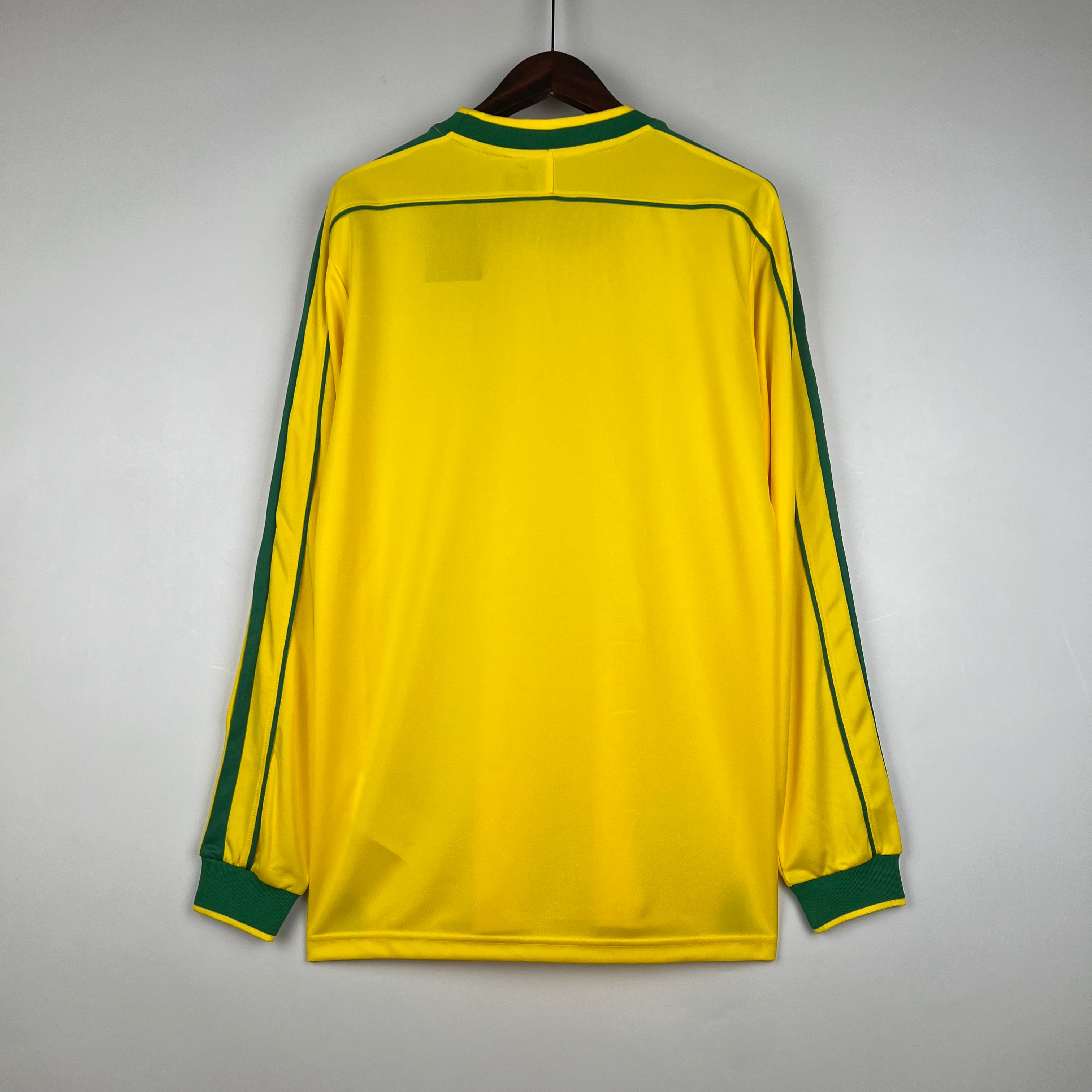 Brazil 1998 Long Sleeve Home Jersey