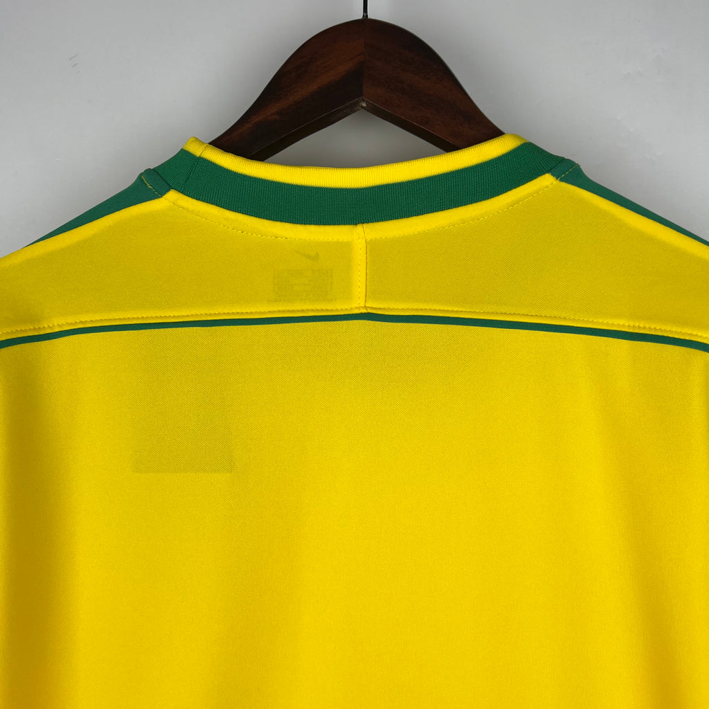 Brazil 1998 Long Sleeve Home Jersey