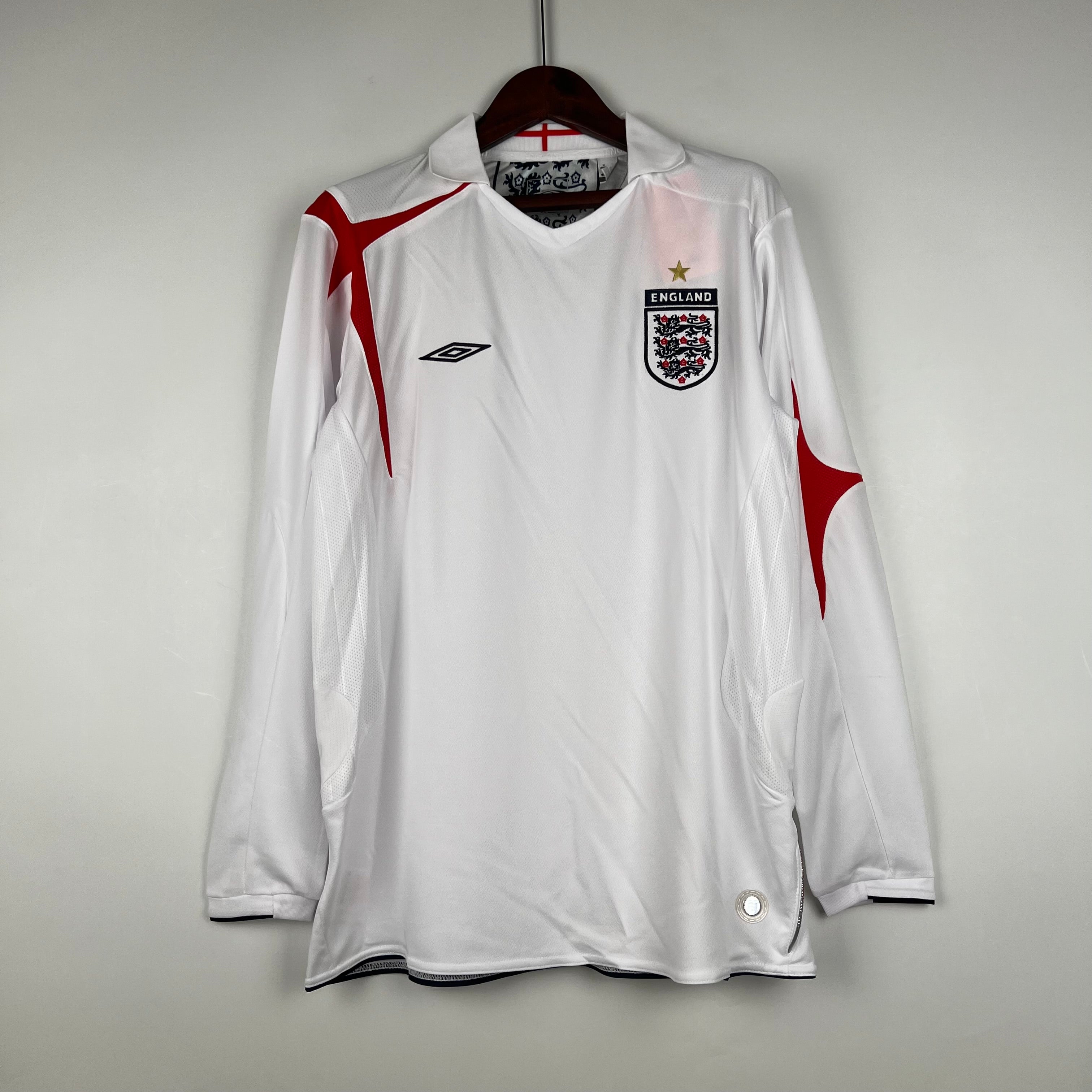 England 2006 Long Sleeve Home Jersey