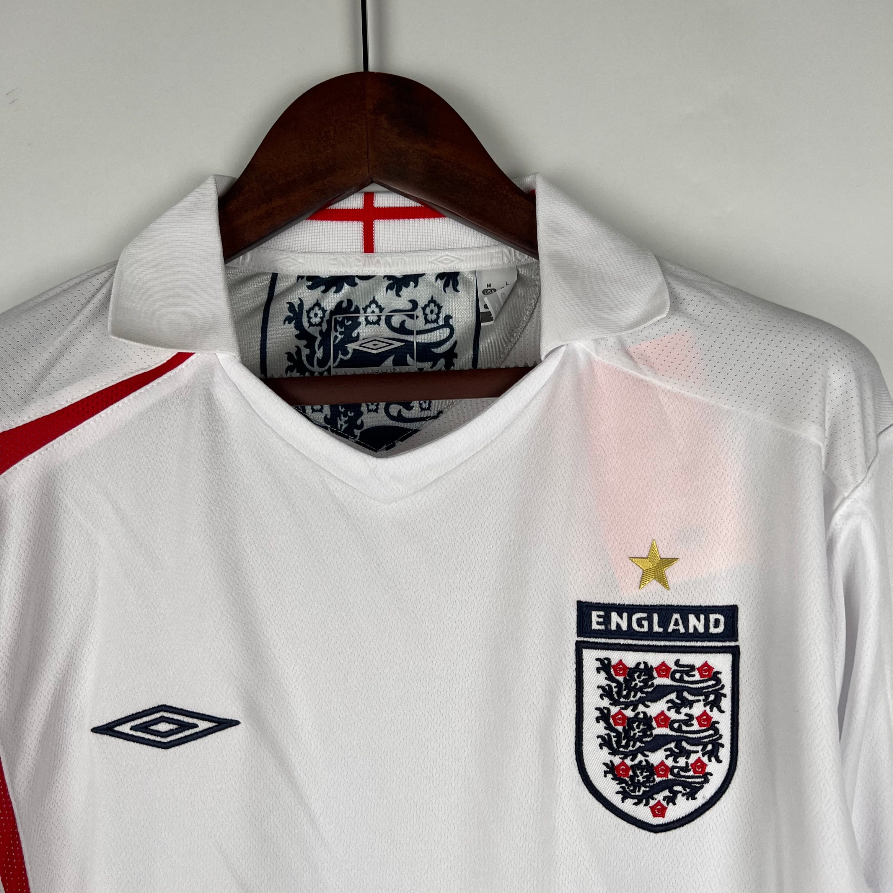 England 2006 Long Sleeve Home Jersey