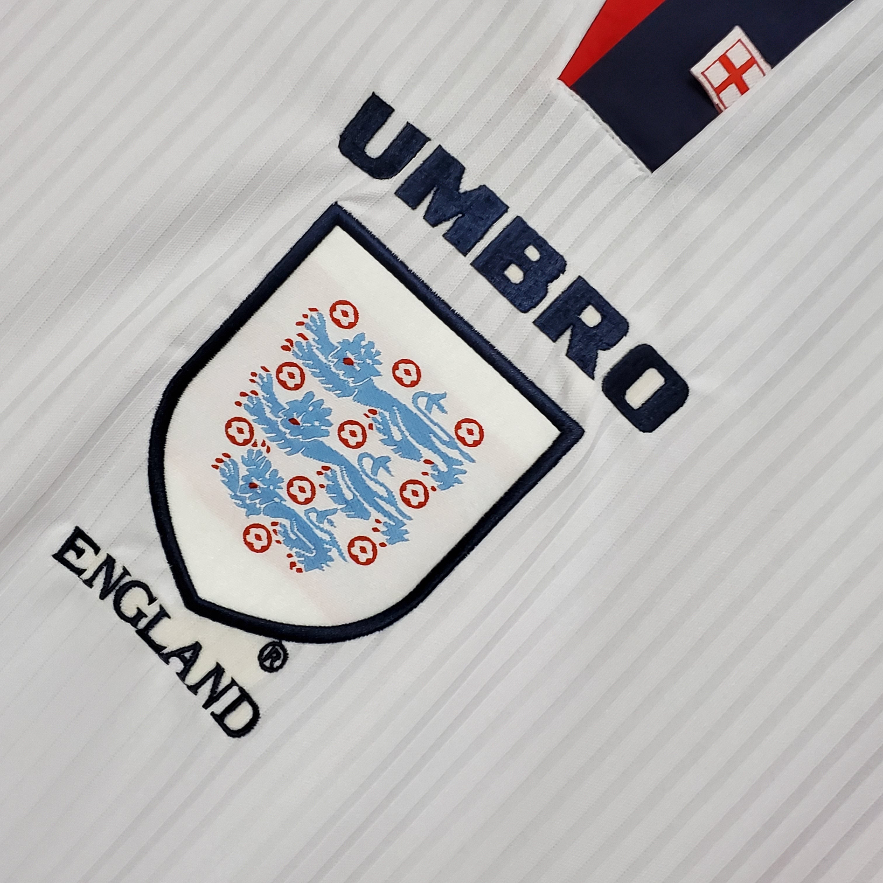 England 1998 Long Sleeve Home Jersey