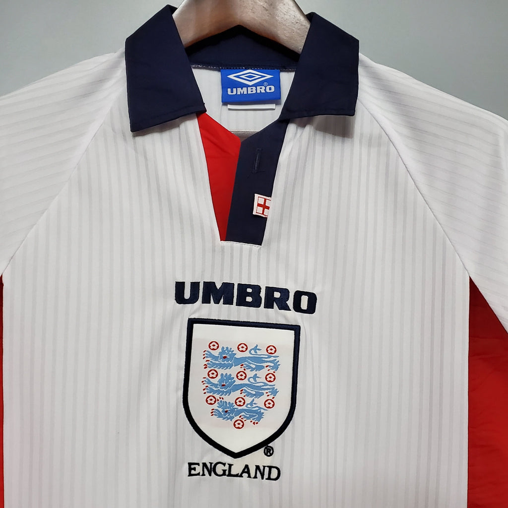 England 1998 Long Sleeve Home Jersey