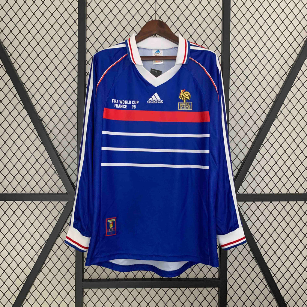 France 1998 Long Sleeve Home Jersey