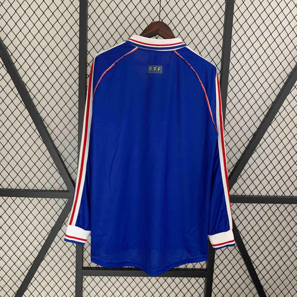 France 1998 Long Sleeve Home Jersey