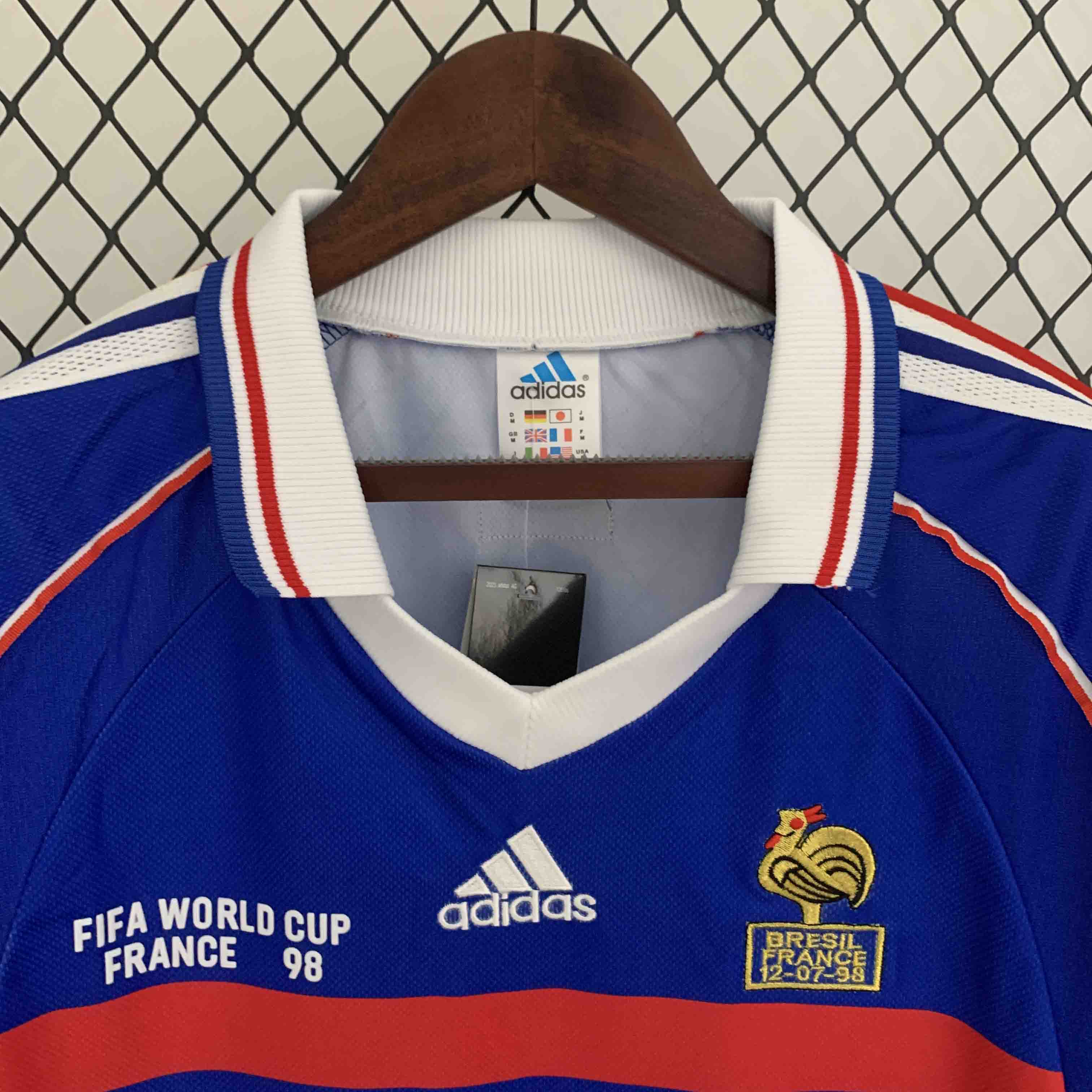 France 1998 Long Sleeve Home Jersey
