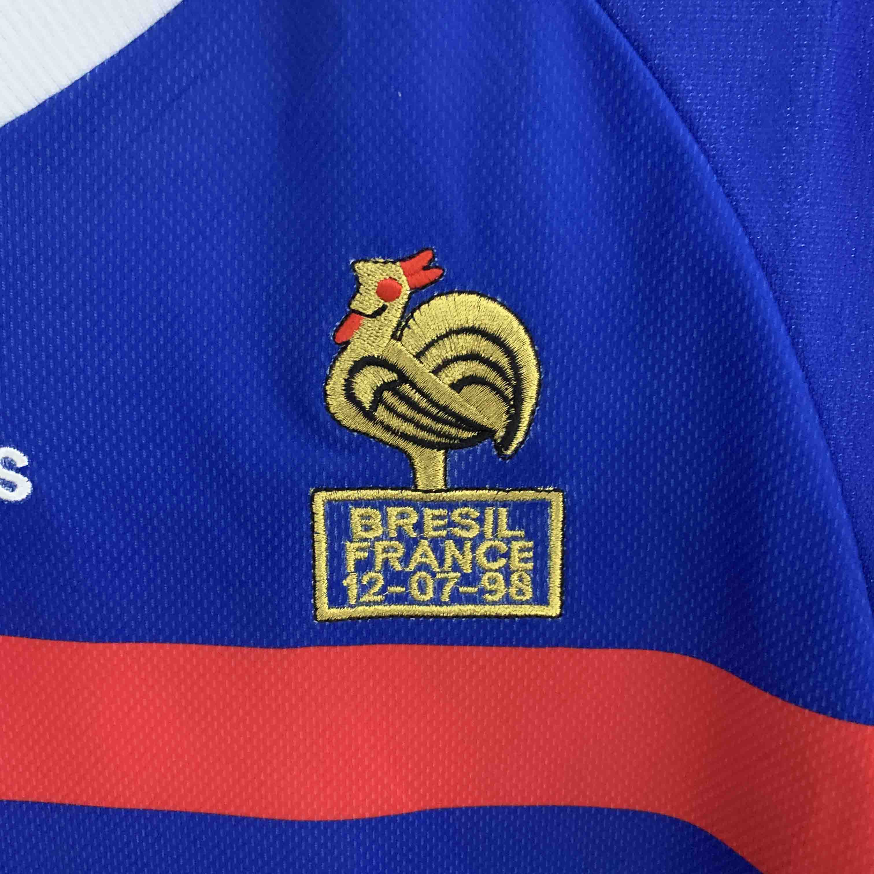France 1998 Long Sleeve Home Jersey
