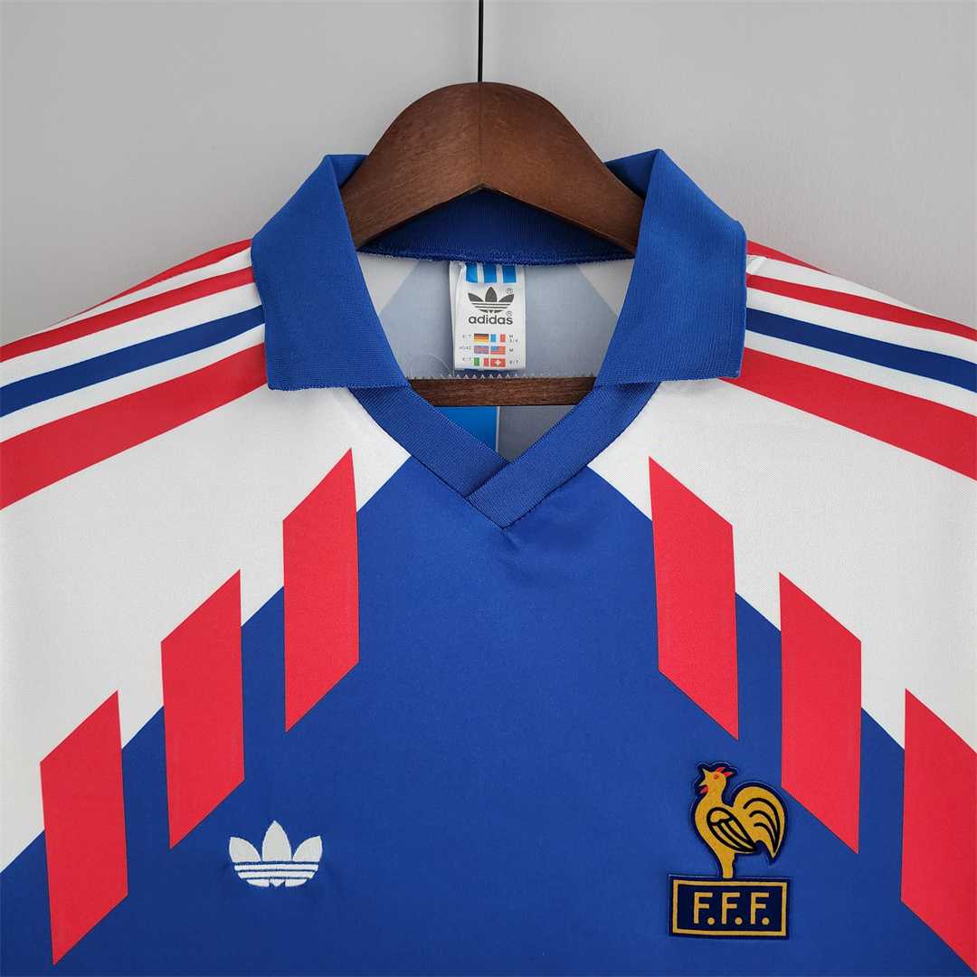 France 1988-90 Long Sleeve Home Jersey