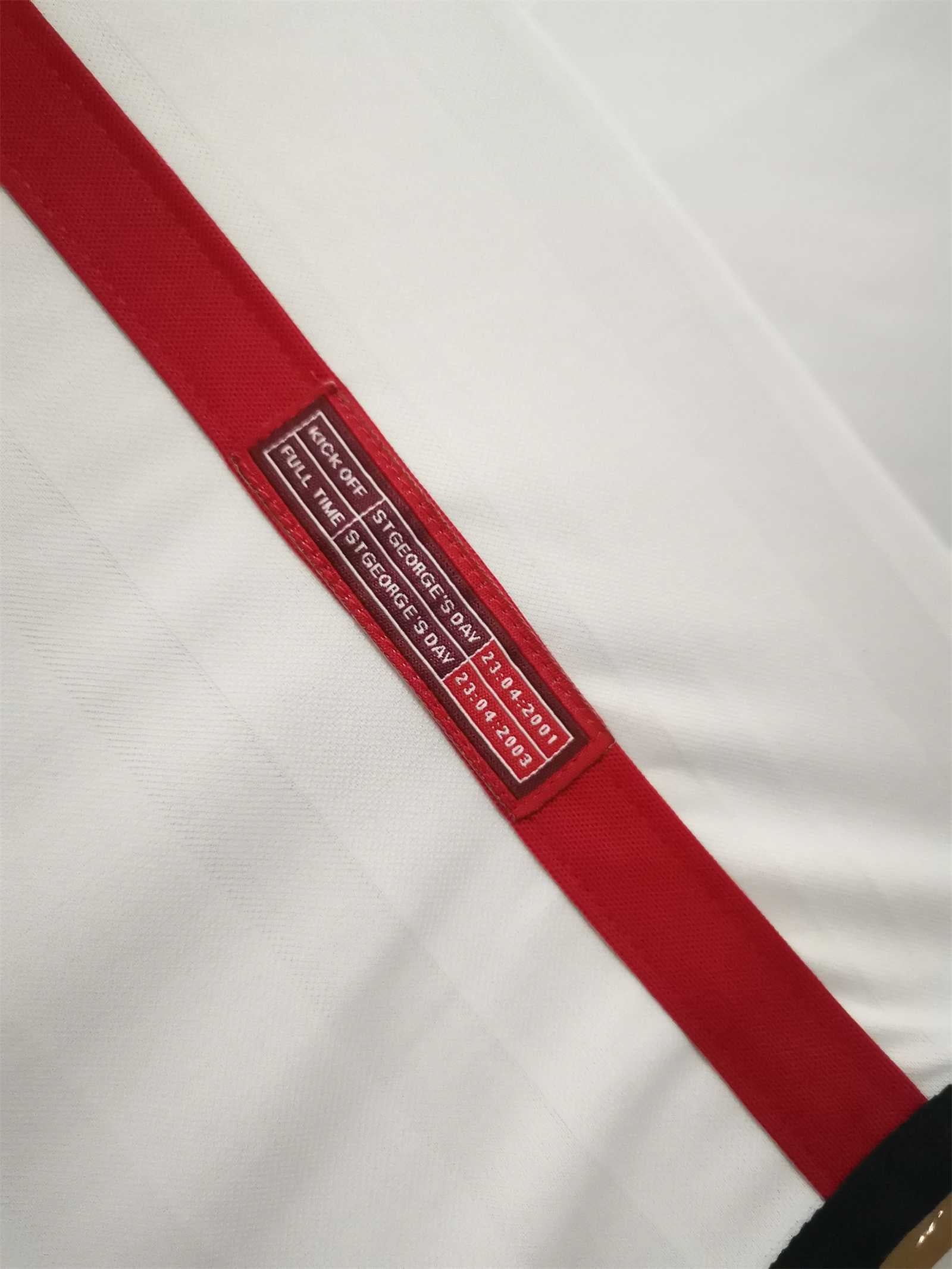 England 2002 Home Jersey