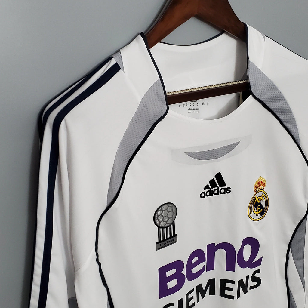 Real Madrid 2006-07 Long Sleeve Home Jersey