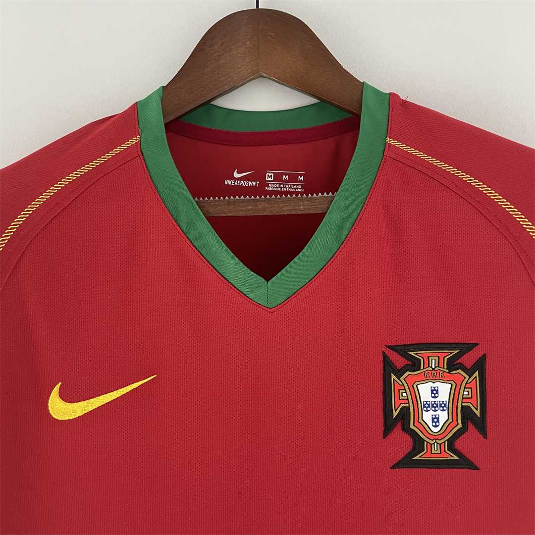 Portugal 2006 Long Sleeve Home Jersey
