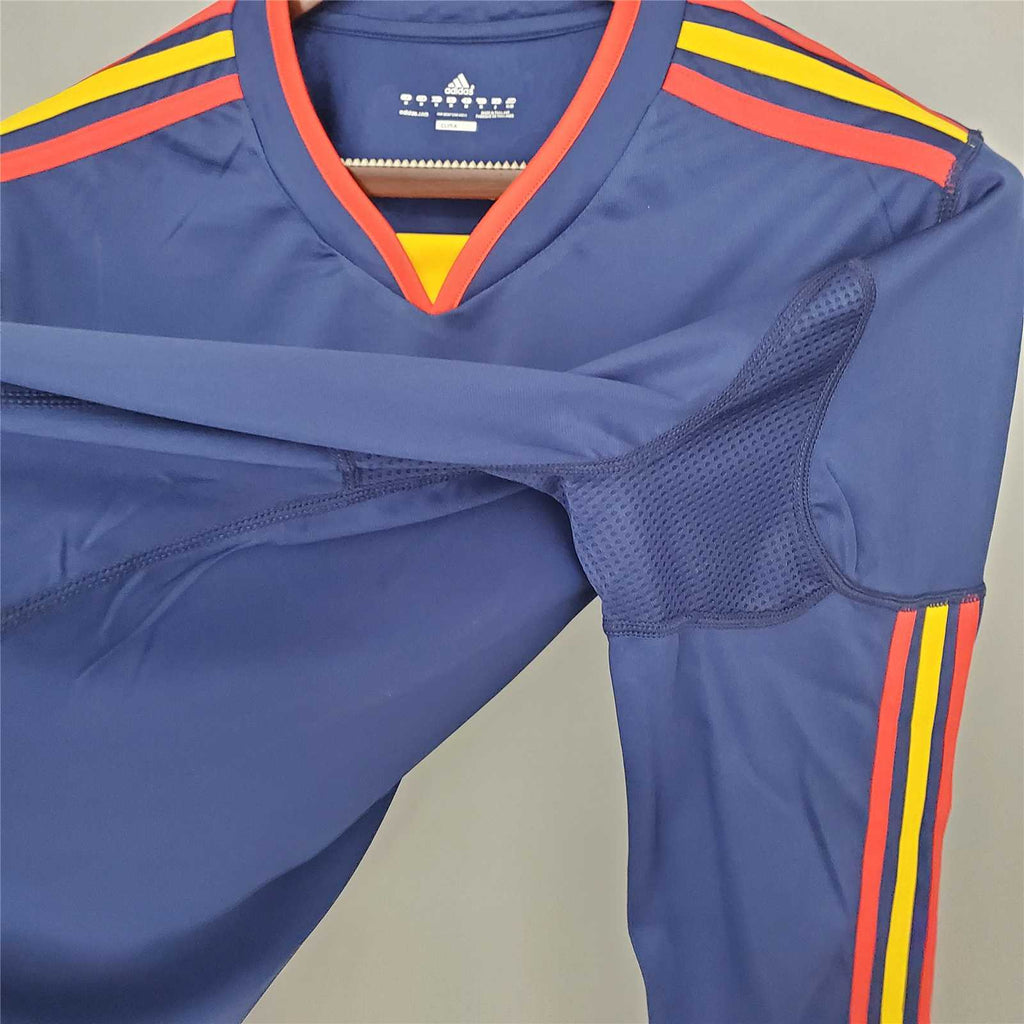 Spain 2010 Long Sleeve Away Jersey