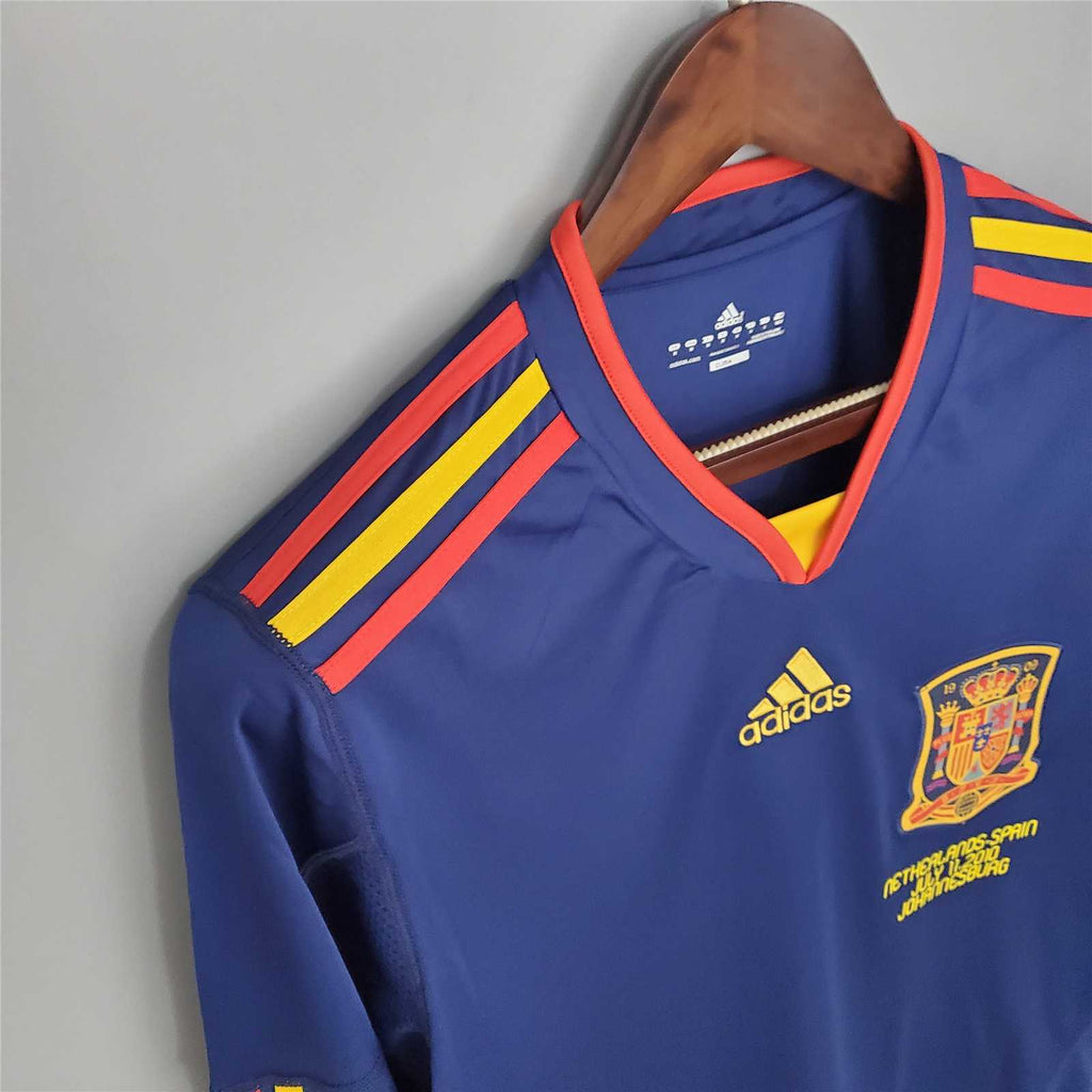 Spain 2010 Long Sleeve Away Jersey